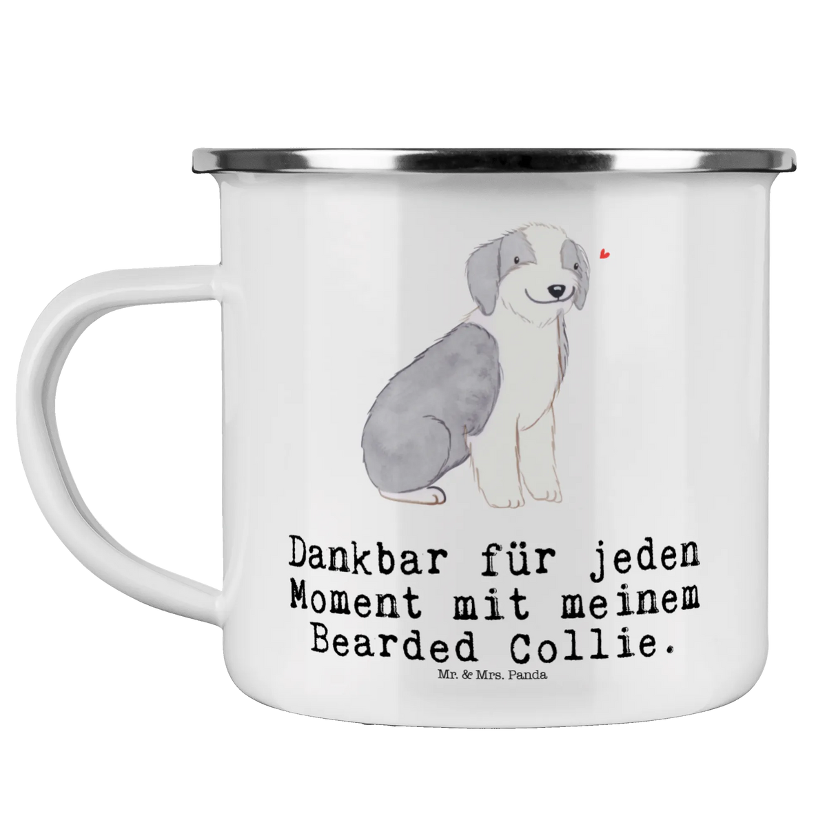 Camping Emaille Tasse Bearded Collie Moment reisetasse, outdoortasse, wandertasse, Tasse Emaille, blechbecher, Blechtasse, Haferl, becher emaille, Pott, emaillebecher, Outdoor Tasse, Teebecher, Reisebecher, metallbecher, Emaille Becher, Teetasse, wanderbecher, Kaffeepott, Motivtasse, Emailletasse, Campingbecher, Campingtasse, Emaille Tasse, Outdoor Becher, Geschenk, Schenken, Hund, Hunderasse, Rassehund, Hundebesitzer, Tierfreund, Welpe, Britischer Hütehund, Bearded Collie