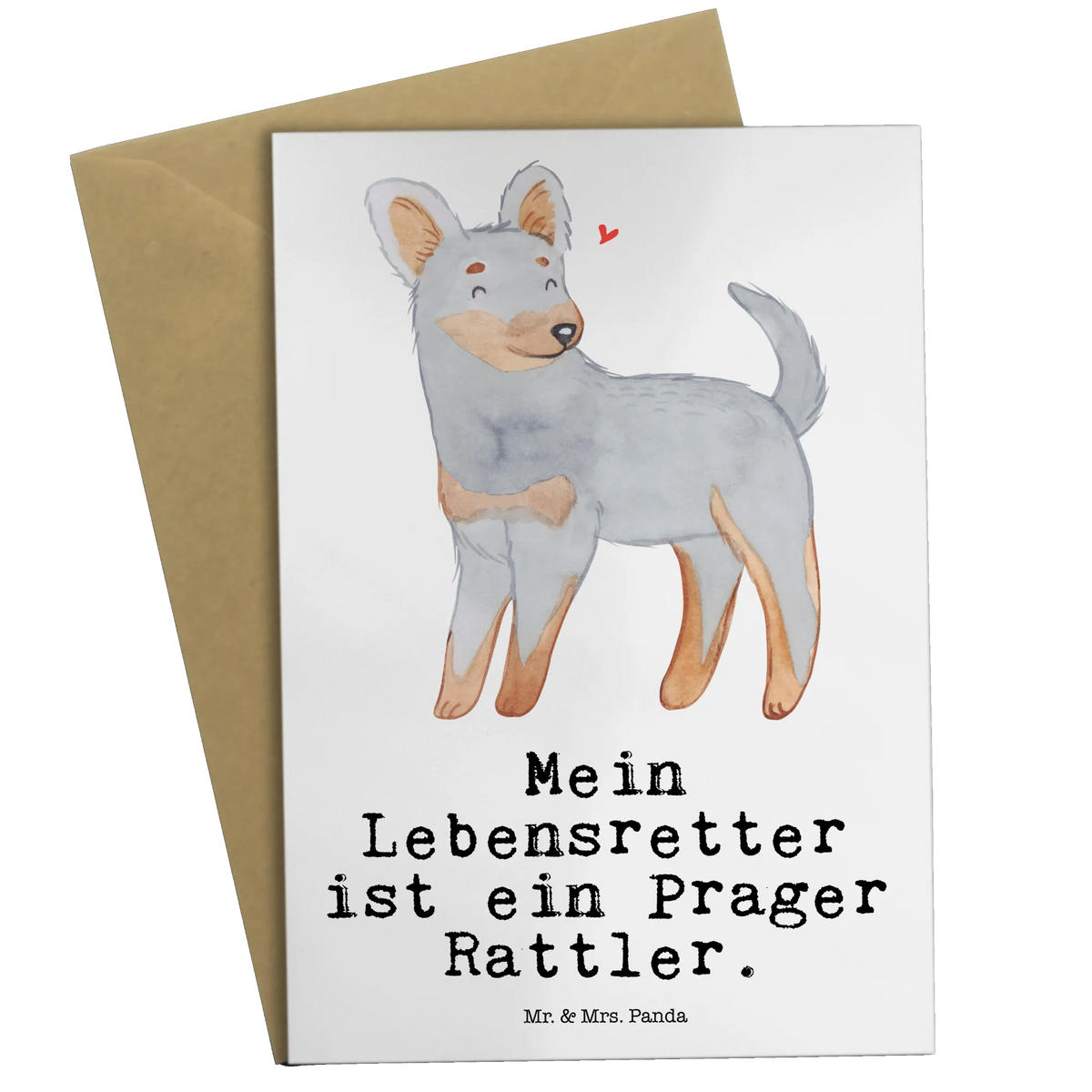 Grußkarte Prager Rattler Lebensretter