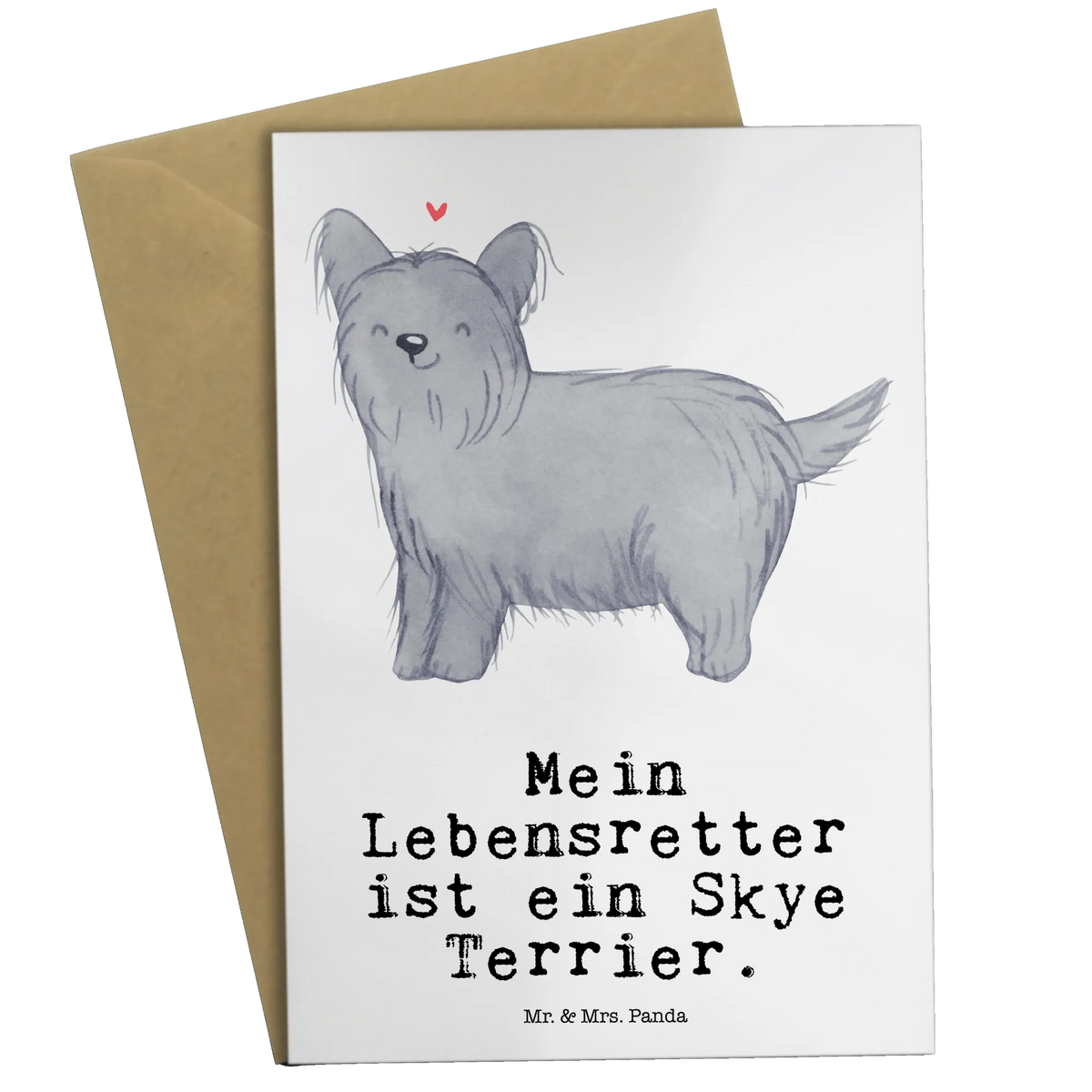 Grußkarte Skye Terrier Lebensretter Beileidskarte, hochzeitskarten, osterkarte, osterkarten, Motivkarte, einladungskarten, neujahrskarte, valentinstagskarte, Grußkarte, spruchkarte, vatertagskarte, babykarte, genesungskarte, jubiläumskarte, kommunionskarte, abiturkarte, Grußkarten, Klappkarte, Glückwunschkarte, firmungskarte, dankeskarten, weihnachtskarten, glückwunschkarten, Geschenk, Schenken, Hund, Hunderasse, Rassehund, Hundebesitzer, Tierfreund, Welpe, Terrier, Skye Terrier