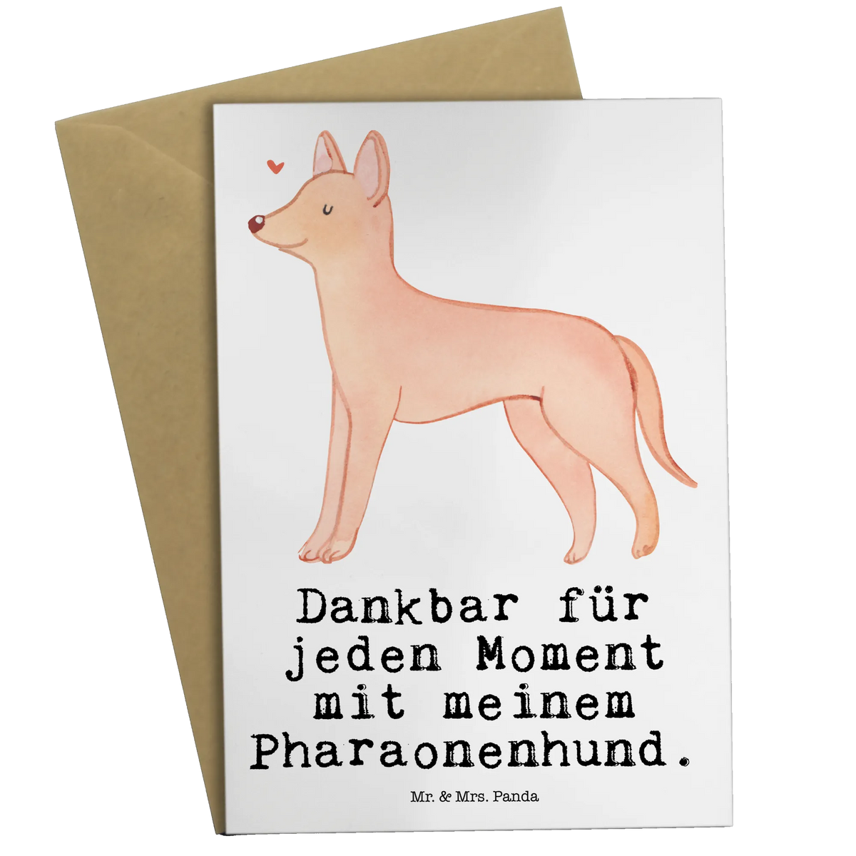 Grußkarte Pharaonenhund Moment