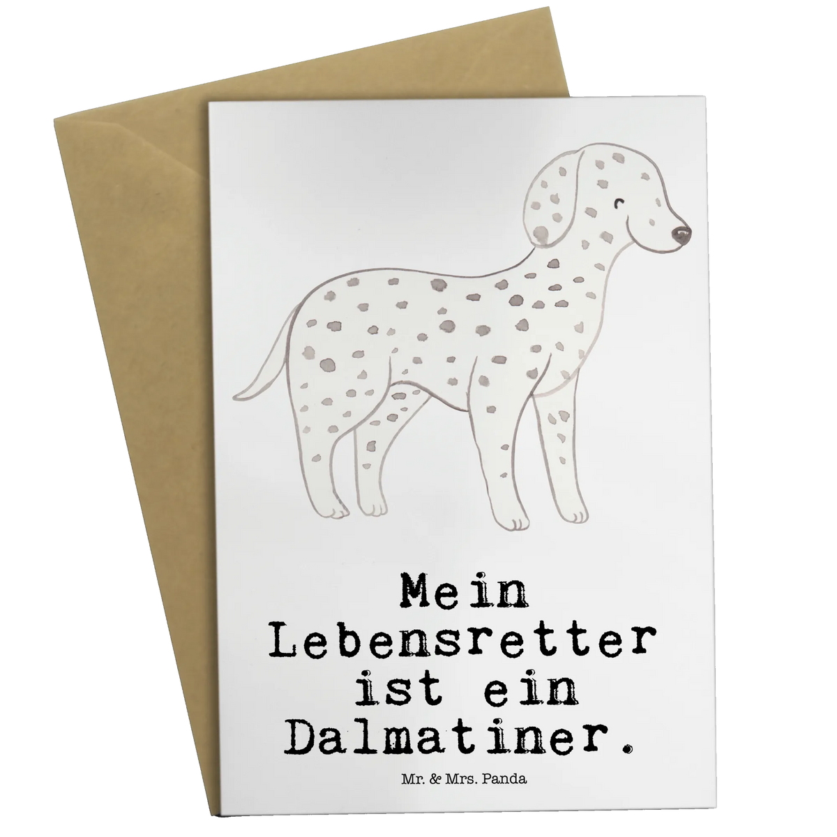 Grußkarte Dalmatiner Lebensretter
