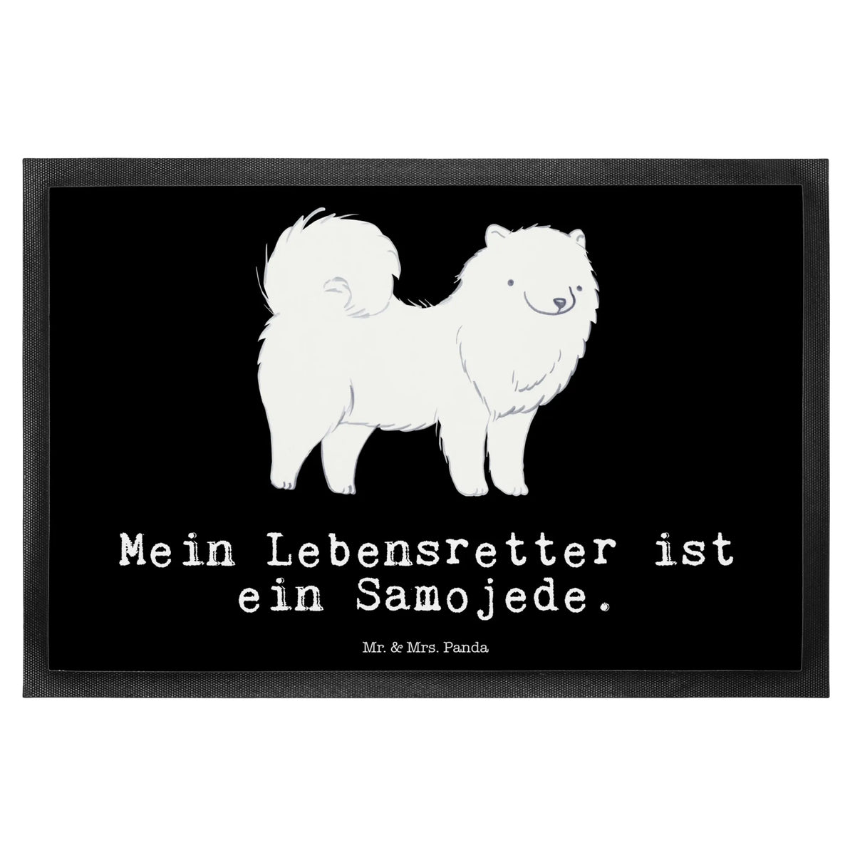 Fußmatte Samojede Lebensretter Outdoor-Matte, Abtretmatte, Eingangsmatte, Türmatte, Vorleger, matte haustür, Haustürmatte, Sauberlaufmatte, teppichmatte, Eingangsteppich, abstreifer, Fußabstreifer, Fußabtreter, Schmutzmatte, Türvorleger, Fussmatte, Schmutzfänger, flurmatte, fußmatte, Gummi-Fußmatte, hausmatte, Bodenvorleger, Gummimatte, Abtreter, Schmutzfangteppich, Schuhabstreifer, bodenmatte, außenmatte, Schmutzfangmatte, Hunderasse, Rassehund, Hundebesitzer, Tierfreund, Welpe, Hund, Schenken, Geschenk, Samojede, Samojedenhund, Samojedenspitz