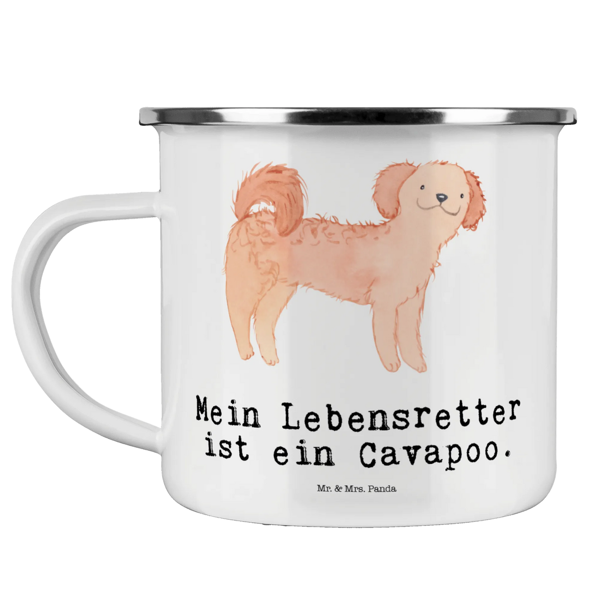 Camping Emaille Tasse Cavapoo Lebensretter Emaille Becher, outdoortasse, wanderbecher, Outdoor Tasse, Tasse Emaille, metallbecher, reisetasse, wandertasse, Kaffeepott, blechbecher, becher emaille, Motivtasse, Campingtasse, Pott, Outdoor Becher, Teetasse, emaillebecher, Reisebecher, Campingbecher, Teebecher, Emailletasse, Blechtasse, Emaille Tasse, Haferl, Geschenk, Schenken, Hund, Hunderasse, Rassehund, Hundebesitzer, Tierfreund, Welpe, Cavoodle, Cavapoo