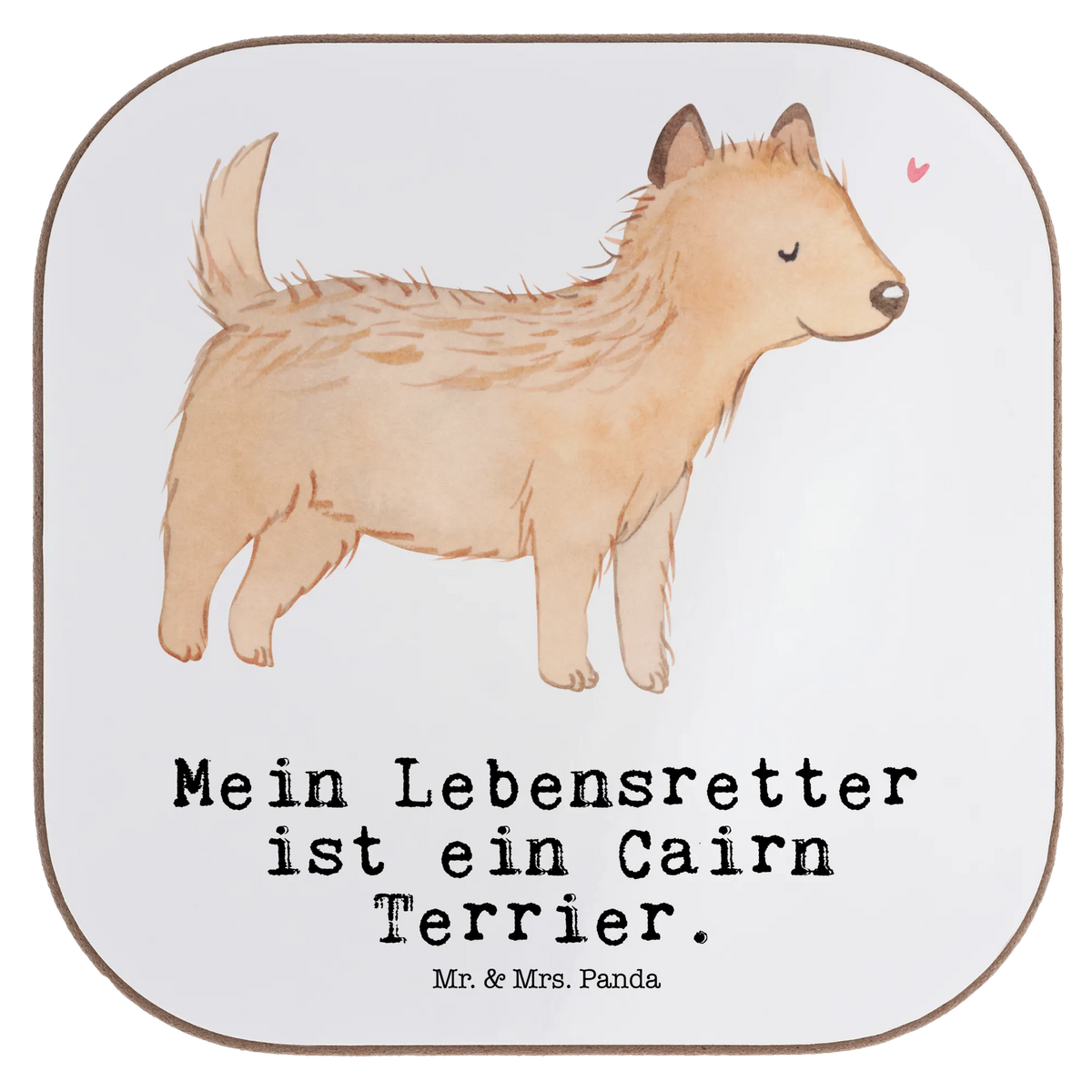 Untersetzer Cairn Terrier Lebensretter