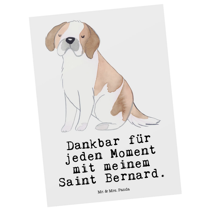 Postkarte Saint Bernard Moment