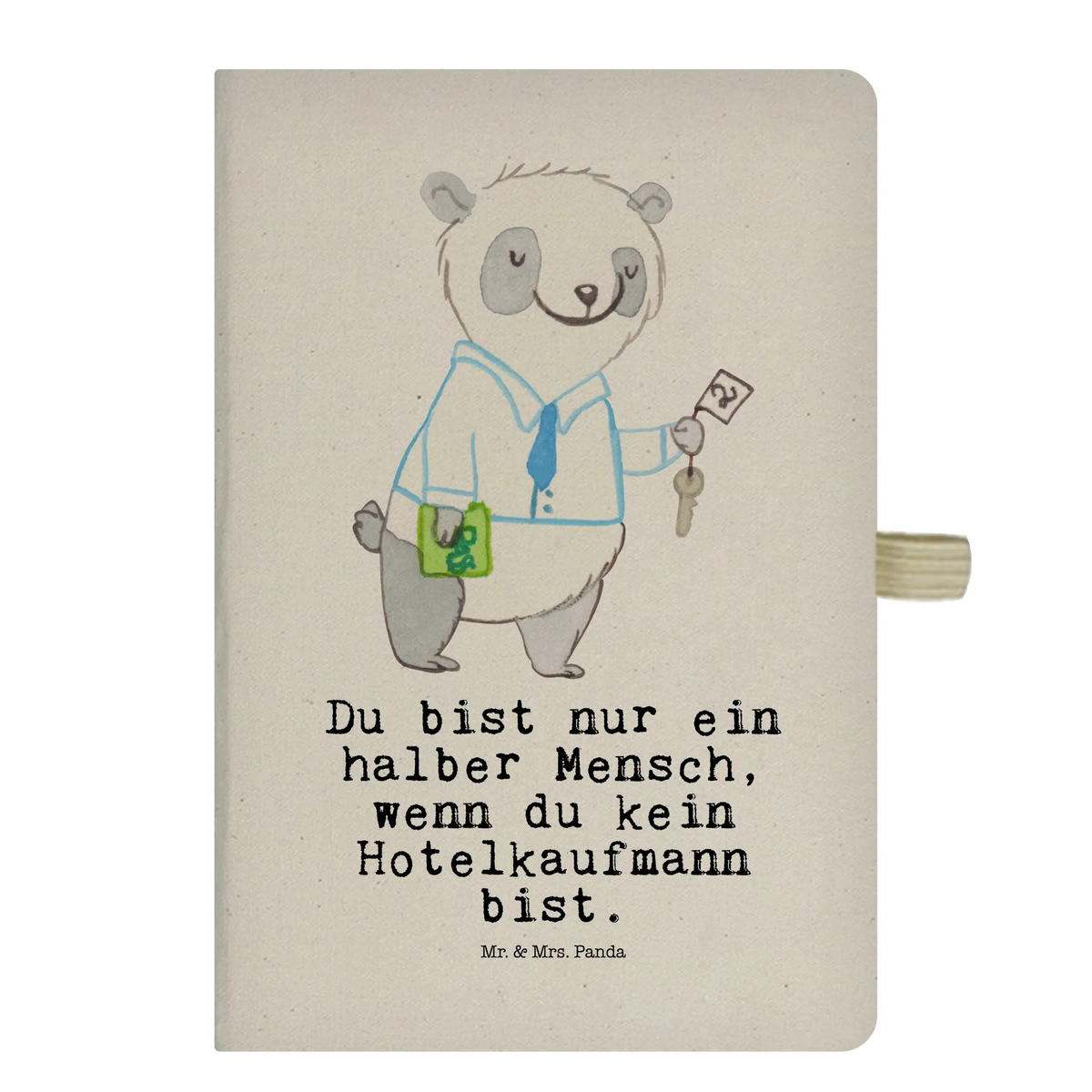 Cotton notebook Hotel Manager Heart best, farewell gift, passing exam, anniversary, gift, retirement, promotion, gift idea, job start, profession, sayings