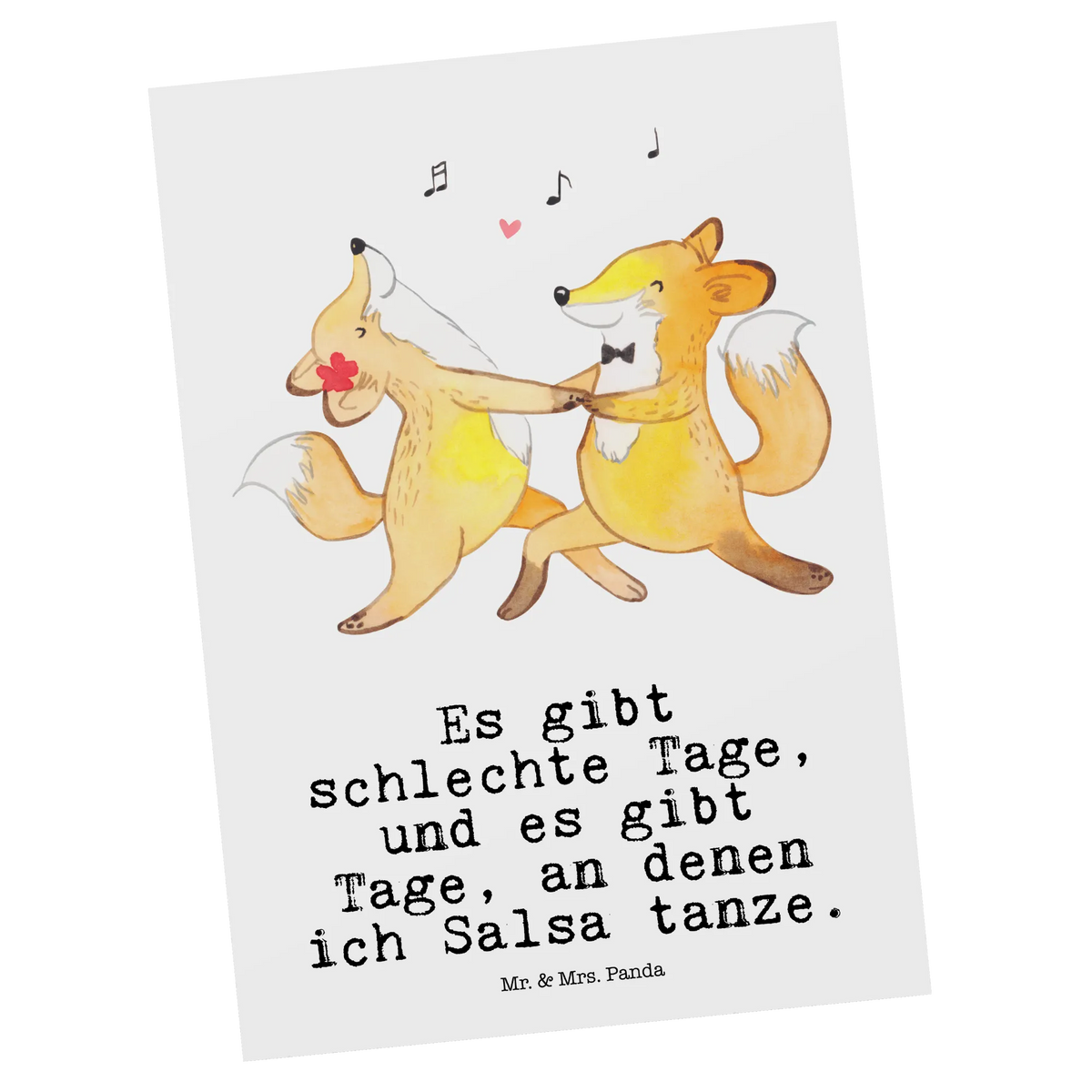 Postcard foxes dancing salsa invitation card, paper, Postcard, invitation, gift, card, letter, gift card, postcards, Gift, sport, hobby, giving, thank you, award, profit, athlete, dancing, dance class, dance school, dancing salsa