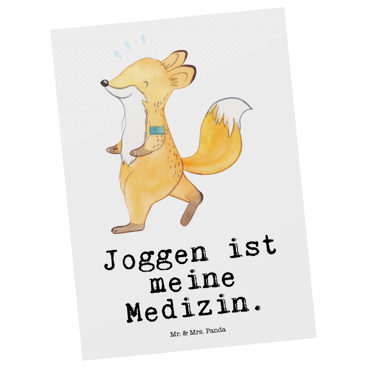 Postkarte Fuchs Joggen Kunstkarten, Designkarte, Ansichtskarten, spruchkarte, kunstkarte, bildkarte, Ansichtskarte, Postkarte, Postkarten, Fotokarte, Motivkarte, Grußkarte, einzelkarte, Geschenk, Schenken, Sport, Sportart, Hobby, Danke, Dankeschön, Auszeichnung, Gewinn, Sportler, Dauerlauf, Laufsport, Joggen, Laufen