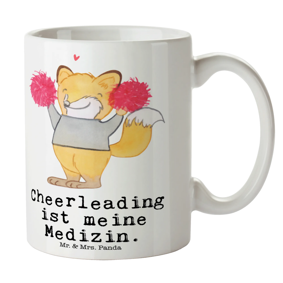 Kubek lis Cheerleaderka Prezent, Sport, Dyscyplina sportowa, Hobby, Darować, Dziękuję, Dzięki, Wyróżnienie, Wygrana, Sportowiec