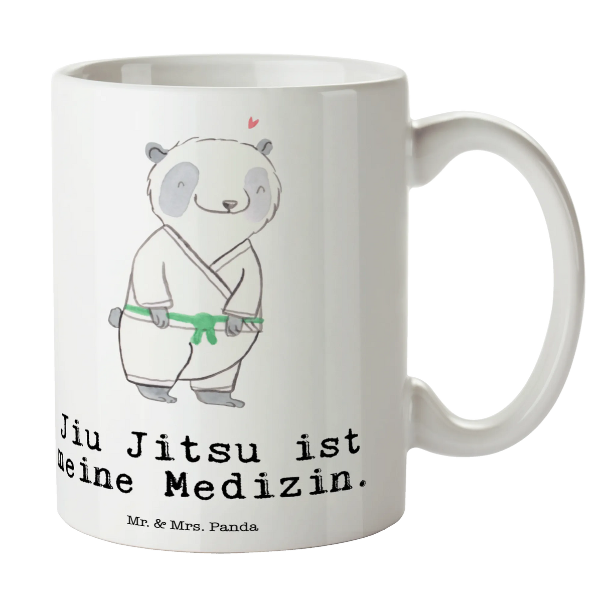 Kubek Panda Jiu Jitsu Prezent, Sport, Dyscyplina sportowa, Hobby, Darować, Dziękuję, Dzięki, Wyróżnienie, Wygrana, Sportowiec