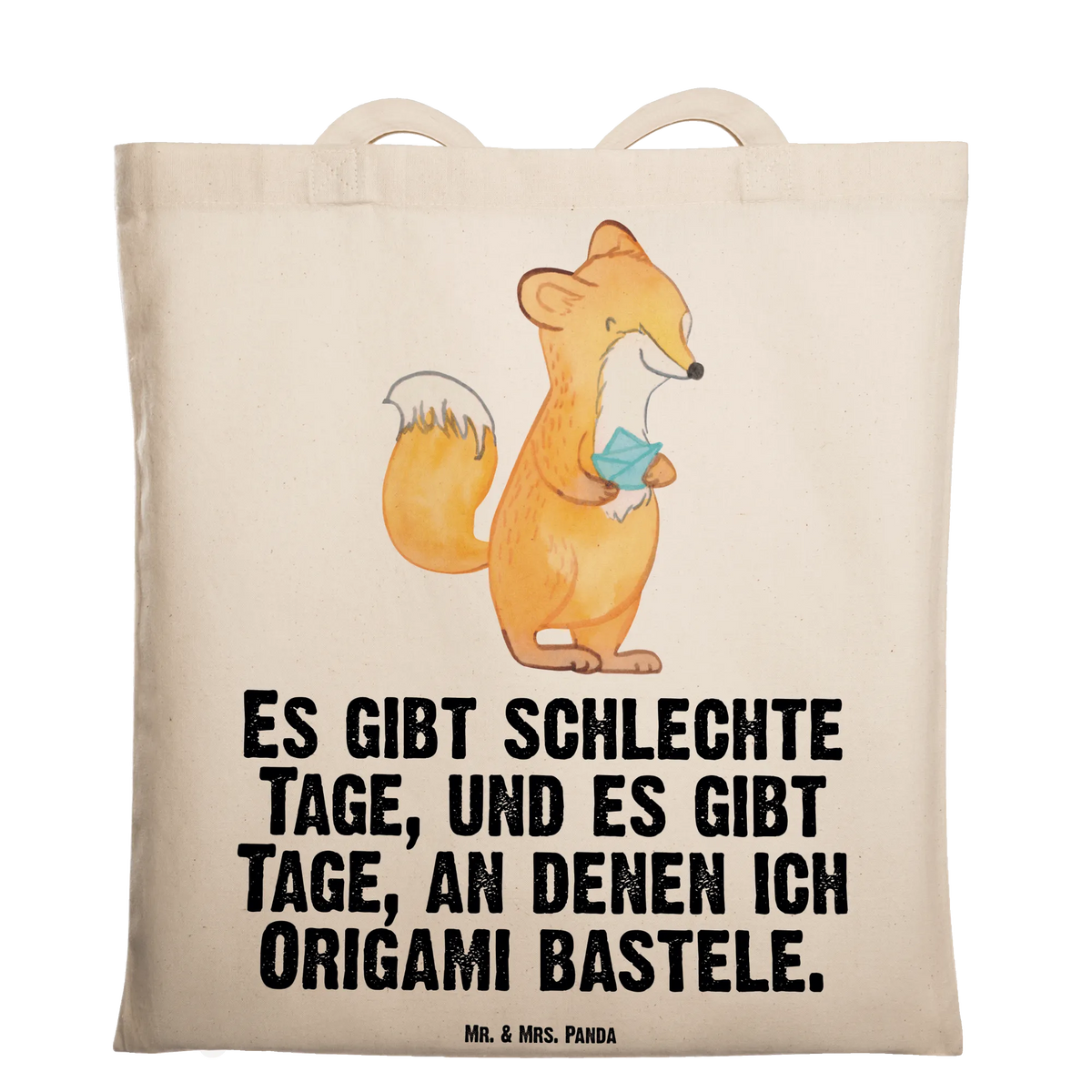 Tote bag Fox origami profit, giving, Gift, thank you, award, athlete, Origami Paper Folding Crafts Japanese Folding Art DIY