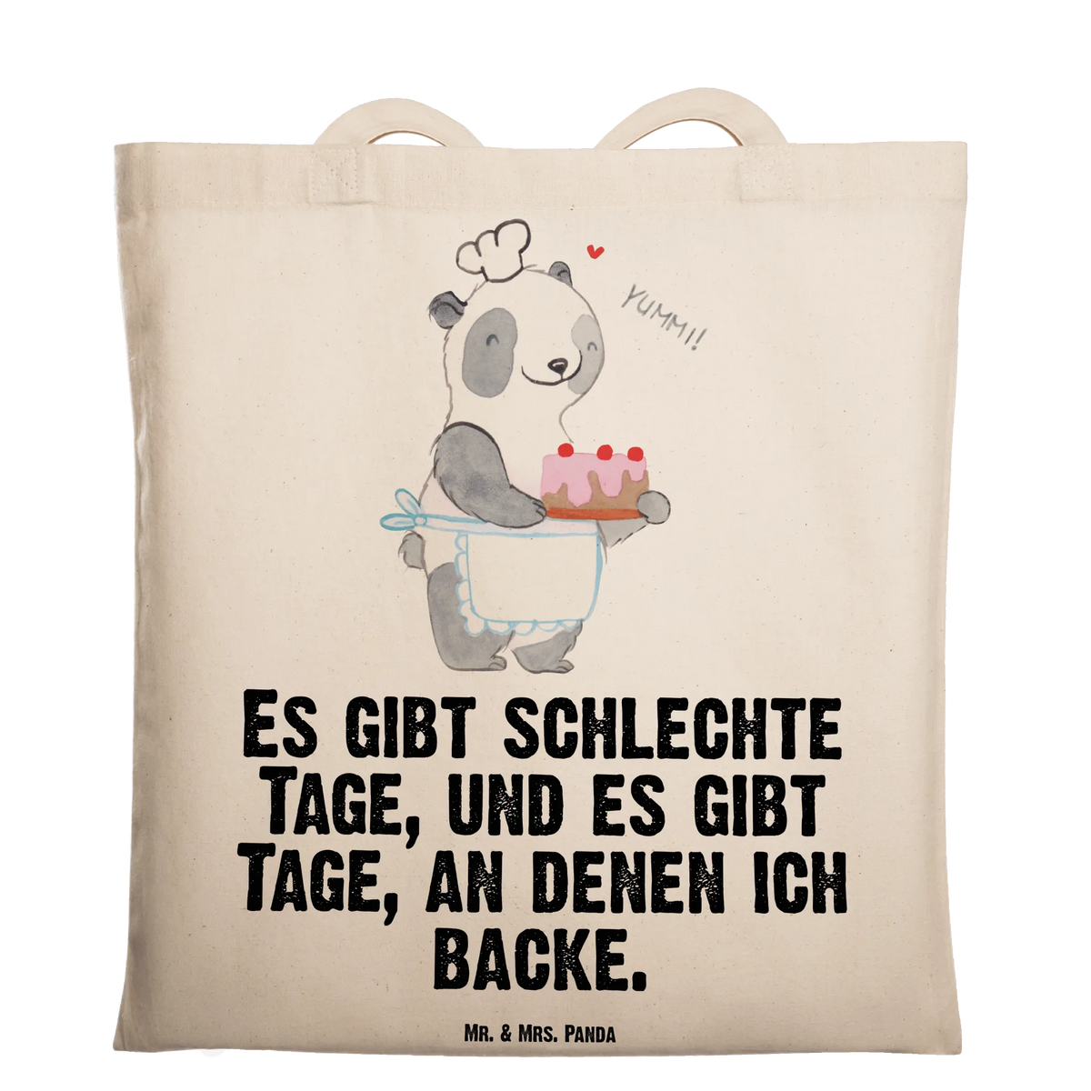 Tragetasche Panda Backen