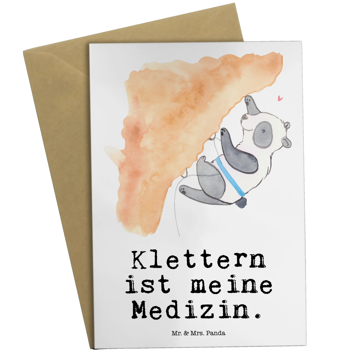 Grußkarte Panda Klettern glückwunschkarten, neujahrskarte, weihnachtskarten, firmungskarte, Grußkarten, valentinstagskarte, jubiläumskarte, osterkarte, spruchkarte, kommunionskarte, hochzeitskarten, abiturkarte, Glückwunschkarte, babykarte, osterkarten, Beileidskarte, dankeskarten, genesungskarte, einladungskarten, Klappkarte, Motivkarte, Grußkarte, vatertagskarte, Geschenk, Schenken, Sport, Sportart, Hobby, Danke, Dankeschön, Auszeichnung, Gewinn, Sportler, Bouldern, Klettersport, Kletterhalle, Klettern