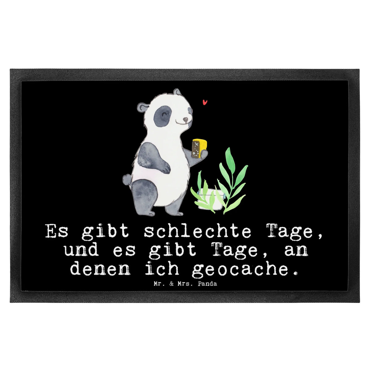 Fußmatte Panda Geocaching außenmatte, Schmutzmatte, Schmutzfangmatte, Fußabstreifer, Sauberlaufmatte, Abtretmatte, Eingangsmatte, Türmatte, Outdoor-Matte, Fußabtreter, teppichmatte, Schuhabstreifer, Gummi-Fußmatte, abstreifer, Bodenvorleger, Vorleger, bodenmatte, Schmutzfangteppich, hausmatte, Schmutzfänger, matte haustür, Fussmatte, Türvorleger, Abtreter, Haustürmatte, Gummimatte, Eingangsteppich, flurmatte, fußmatte, Sportart, Hobby, Danke, Dankeschön, Sport, Auszeichnung, Schenken, Gewinn, Sportler, Geschenk, GPS Schnitzeljagd, Opencaching, Schatzsuchen, Geocaching