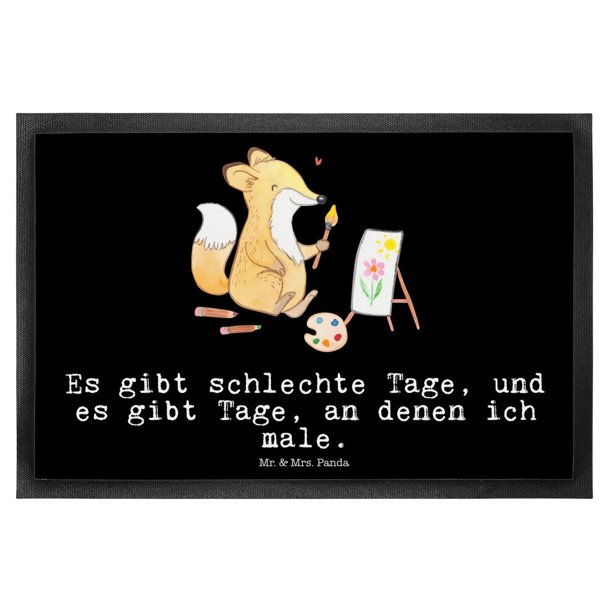 Fußmatte Fuchs  Malen