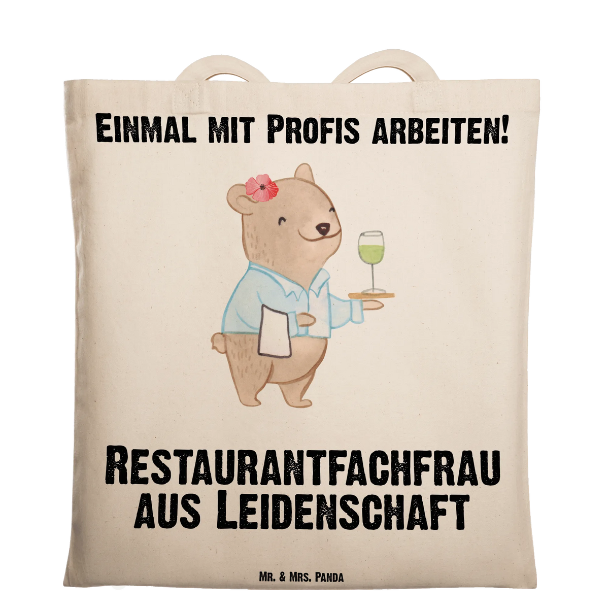 Tragetasche Restaurantfachfrau Leidenschaft