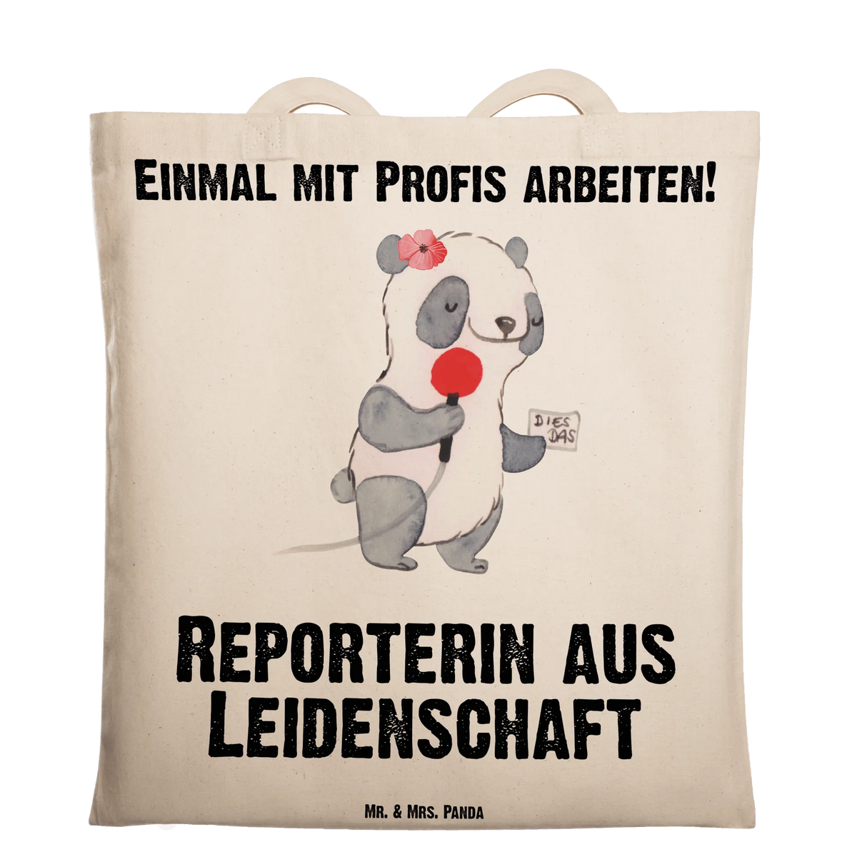 Tote bag Reporter Passion cloth bag, Carrier bag, shopping bag, shopper, cotton bag, jute bag, shoulder bag, pouch, bag, gift, gift idea, best, farewell gift, passing exam, anniversary, retirement, promotion, job start, sayings, funny, profession