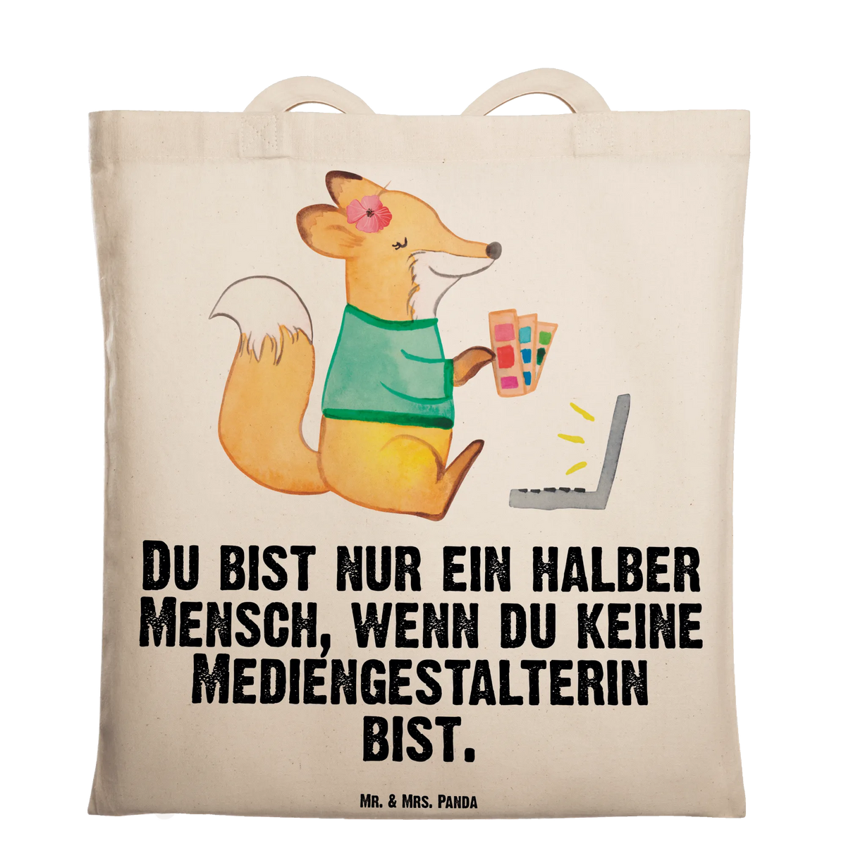Tote bag media designer heart anniversary, retirement, promotion, job start, profession, gift idea, sayings, best, farewell gift, gift, passing exam