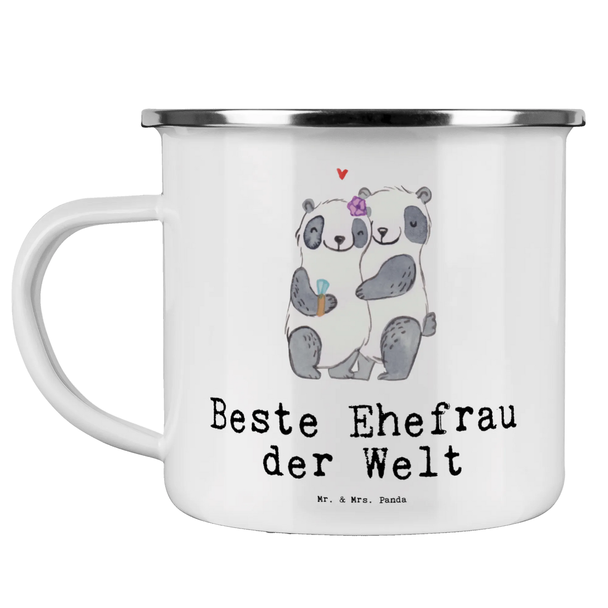 Camping Emaille Tasse Panda Beste Ehefrau der Welt outdoortasse, metallbecher, Outdoor Becher, Teebecher, wanderbecher, Emaille Tasse, reisetasse, Emailletasse, emaillebecher, wandertasse, Emaille Becher, Outdoor Tasse, Reisebecher, Campingbecher, Haferl, Tasse Emaille, Teetasse, Campingtasse, Motivtasse, Blechtasse, blechbecher, Pott, Kaffeepott, becher emaille, Schenken, Freude machen, Geschenktipp, für, Danke, Dankeschön, Geburtstag, Geschenk, Geburtstagsgeschenk, Mitbringsel, Bedanken, Geschenkidee, Freundin, Ehefrau, Kleinigkeit, Lebensgefährtin, Ehe, Partnerin, Gattin, Ehepartner, Braut, Hochzeit, Beste, Frau, Liebling, Traumfrau