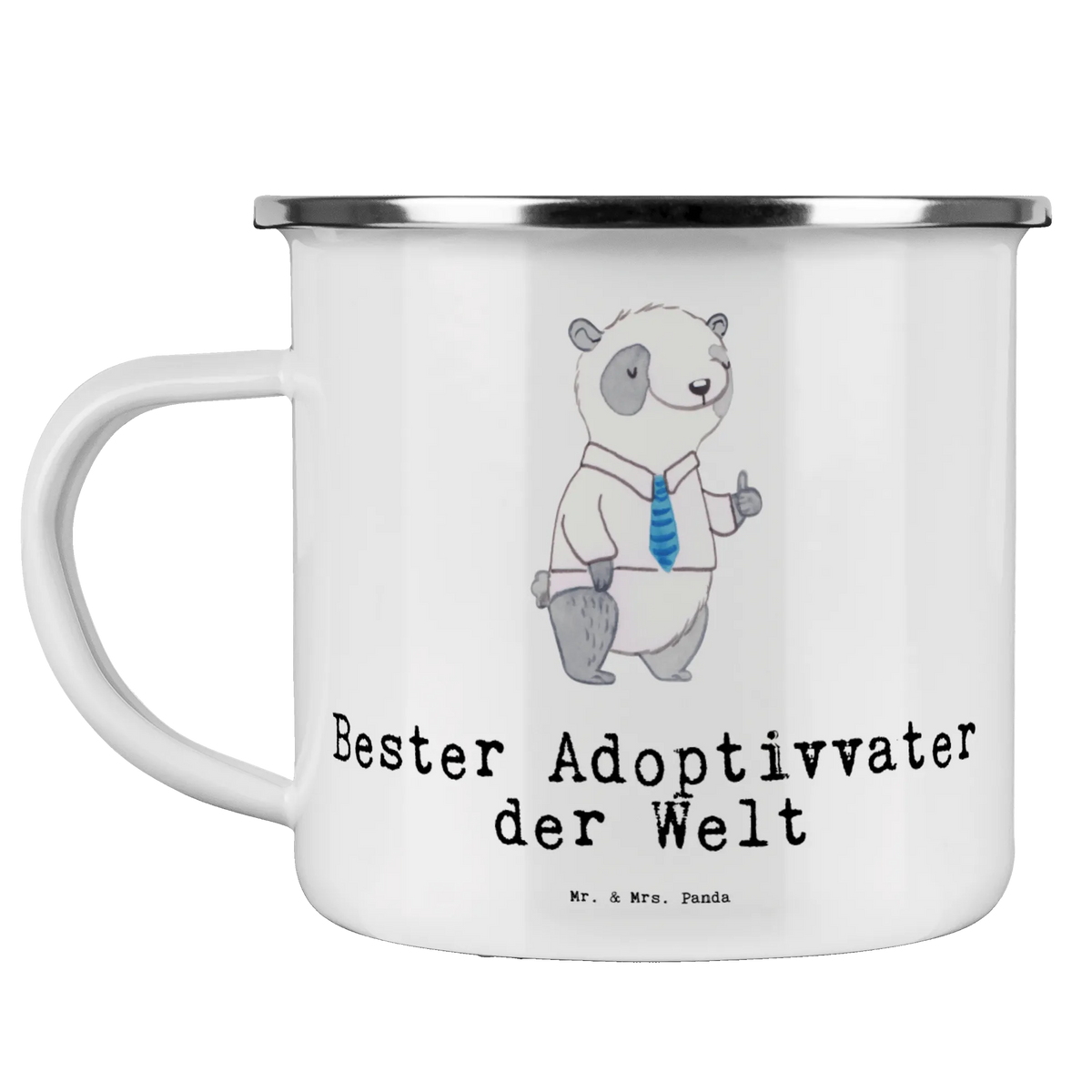 Camping Emaille Tasse Panda Bester Adoptivvater der Welt Emaille Tasse, Emailletasse, blechbecher, Pott, Kaffeepott, emaillebecher, Campingbecher, wanderbecher, Outdoor Becher, Campingtasse, Outdoor Tasse, Tasse Emaille, Teebecher, reisetasse, Reisebecher, Emaille Becher, becher emaille, wandertasse, Teetasse, outdoortasse, Blechtasse, metallbecher, Haferl, Motivtasse, Schenken, Freude machen, Geschenktipp, für, Danke, Dankeschön, Geburtstag, Geschenk, Geburtstagsgeschenk, Mitbringsel, Bedanken, Geschenkidee, Adoptiv Vater, Adoptivvater, Adoption, Adoptiert