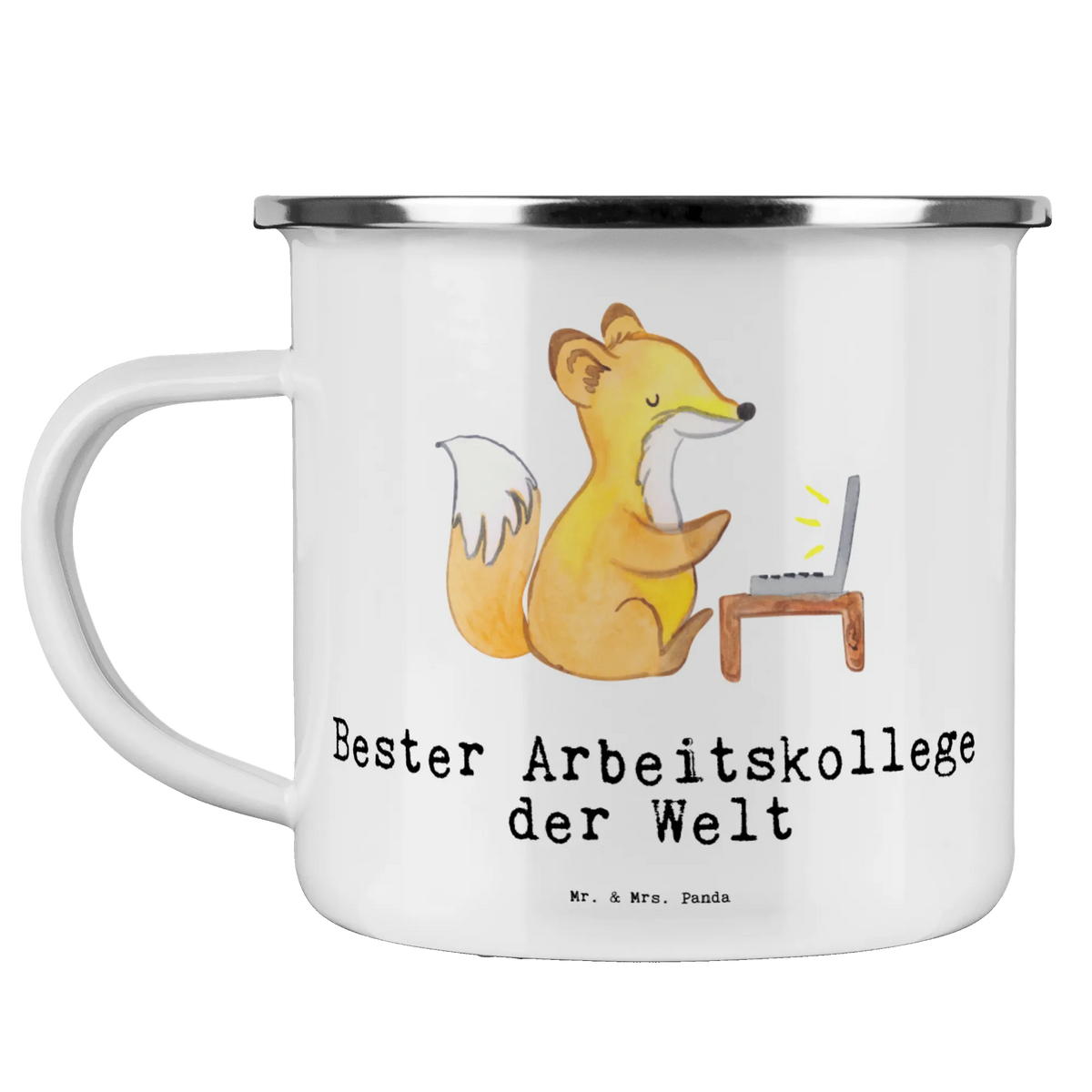Camping Emaille Tasse Fuchs Bester Arbeitskollege der Welt Teebecher, Campingbecher, Outdoor Tasse, blechbecher, Emailletasse, Tasse Emaille, Emaille Tasse, wanderbecher, Haferl, metallbecher, emaillebecher, Outdoor Becher, Teetasse, becher emaille, Motivtasse, outdoortasse, reisetasse, Pott, Kaffeepott, Campingtasse, Emaille Becher, Reisebecher, wandertasse, Blechtasse, Schenken, Freude machen, Geschenktipp, für, Danke, Dankeschön, Geburtstag, Geschenk, Geburtstagsgeschenk, Mitbringsel, Bedanken, Geschenkidee, Büro, Beruf, Berufsgenosse, Ruhestand, Abschiedsgeschenk, Mitarbeiter, Kollege, Arbeit, Arbeitskollege