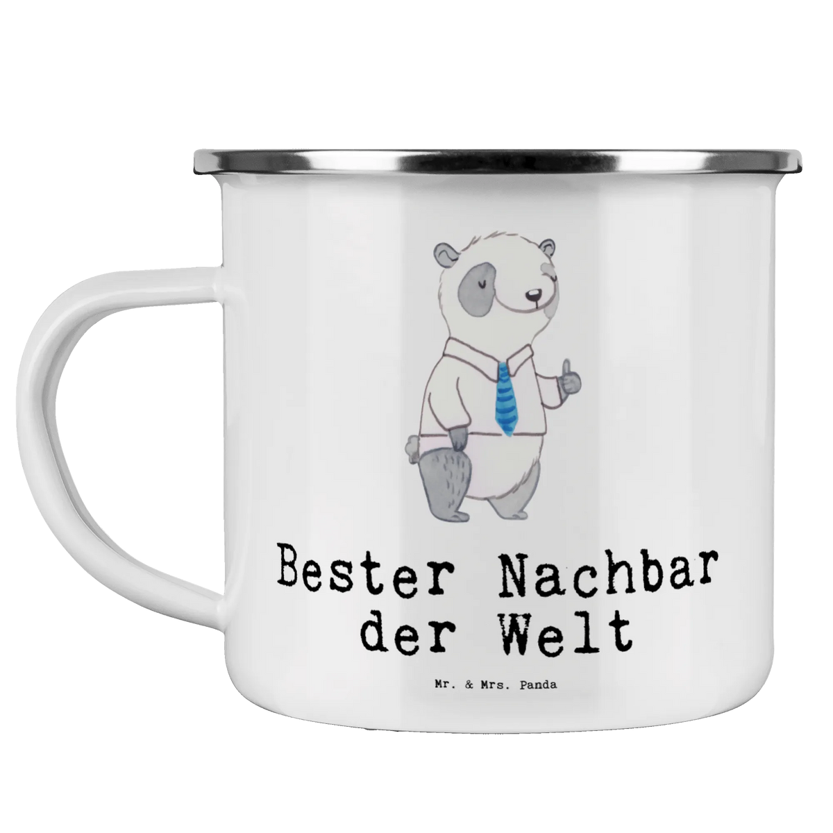 Camping Emaille Tasse Panda Bester Nachbar der Welt Blechtasse, Kaffeepott, Motivtasse, Teebecher, wandertasse, blechbecher, Campingtasse, emaillebecher, outdoortasse, Haferl, Emaille Becher, wanderbecher, Outdoor Becher, Tasse Emaille, becher emaille, Reisebecher, Emaille Tasse, Outdoor Tasse, Campingbecher, Teetasse, Emailletasse, Pott, reisetasse, metallbecher, Schenken, Freude machen, Geschenktipp, für, Danke, Dankeschön, Geburtstag, Geschenk, Geburtstagsgeschenk, Mitbringsel, Bedanken, Geschenkidee, Nachbarn, Angrenzer, Freundschaft, Nachbar, Freund, Bewohner, Anwohner, Nachbarschaft