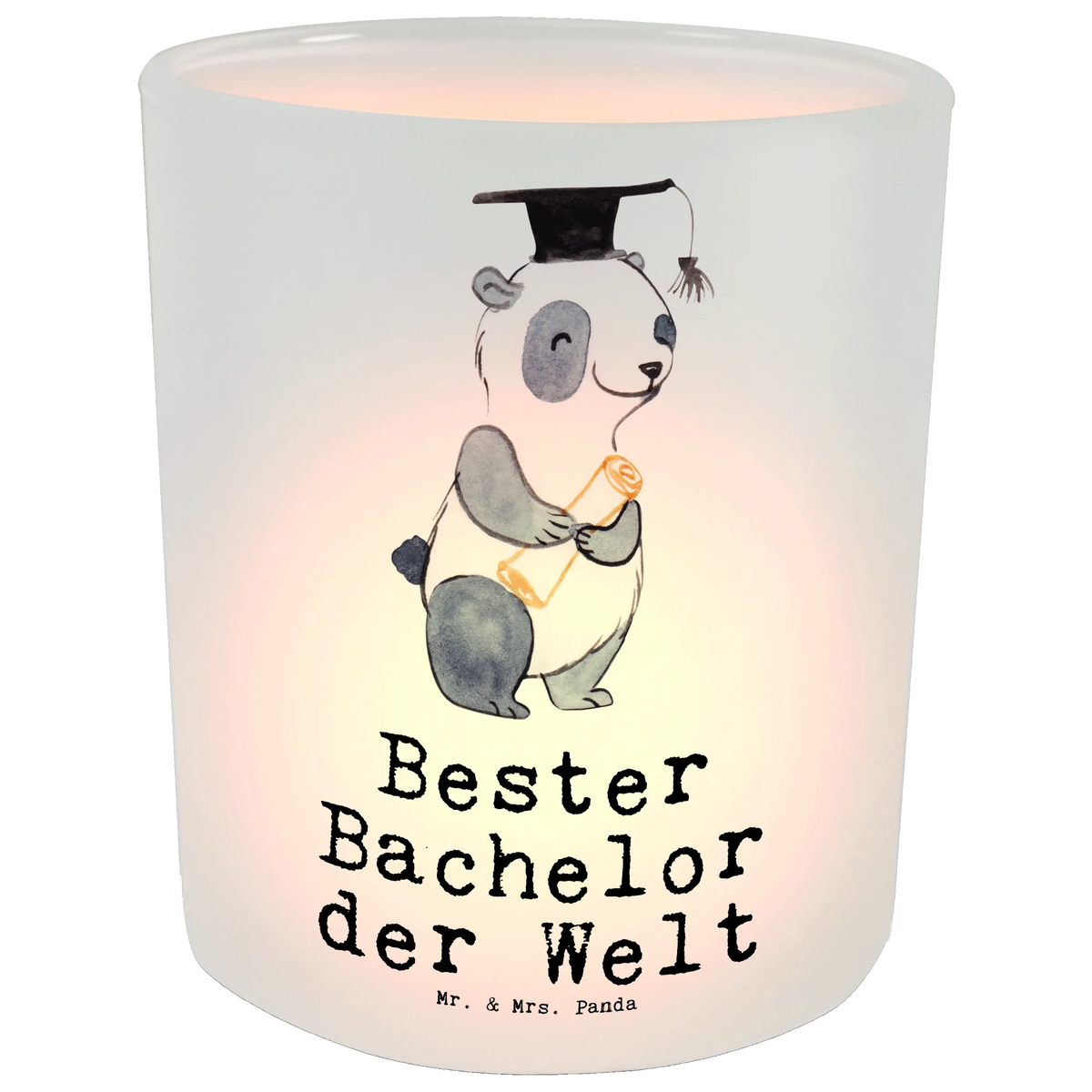 Windlicht Panda Bester Bachelor der Welt laterne glas, teelicht windlicht, tisch kerzenhalter, dekolicht, stimmungslicht, Deko Windlicht, Lichtglas, teelichthalter klein, Glas Teelichthalter, Windlicht Milchglas, kerzenhalter klein, Balkon Windlicht, lichthalter, Teelichthalter Glas, Outdoor Windlicht, Kerzenglas, Terrasse Windlicht, Garten Windlicht, Deko Teelichthalter, Windlicht Satiniert, Kerzenhalter Glas, Kerzen Windlicht, Windlicht Kerzenhalter, Teelichthalter, Windlicht aus Glas, Windlicht Draußen, Windlicht Klein, tischlicht, Windlicht Deko, Tisch Windlicht, teelichtleuchter, ambientelicht, Teelicht Glas, Glas Windlicht, milchglas windlicht, Glaslaterne, Kerzenhalter, Milchglas Teelichthalter, glas kerzenhalter, Outdoor Kerzenhalter, glaswindlicht, kerzenbehälter, laterne teelicht, deko kerzenhalter, Windlicht, Windlicht Glas, Geschenkidee, Geschenk, Schenken, Mitbringsel, Geburtstag, Geburtstagsgeschenk, für, Danke, Dankeschön, Bedanken, Freude machen, Geschenktipp, Hochschule, Uni, Universität, Bachelor, Sohn, Student, Abschluss, Studium, Studenten, Studienabschluss, Witzig, Spaß, Alumni, Musterschüler, Lustig