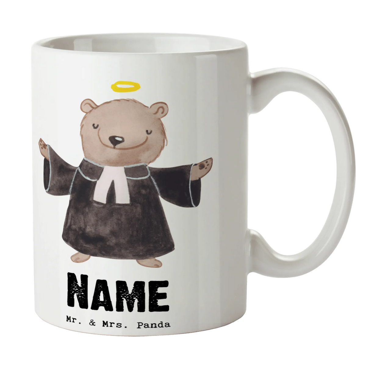 Personalised cup pastor heart gift, gift idea, best, farewell gift, passing exam, anniversary, retirement, promotion, job start, sayings, funny, profession