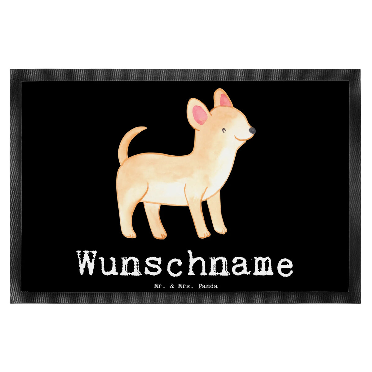 Spersonalizowana wycieraczka Chihuahua Ratownik Pies, rasa psa, pies rasowy, właściciel psa, prezent, miłośnik zwierząt, dawanie, szczeniak