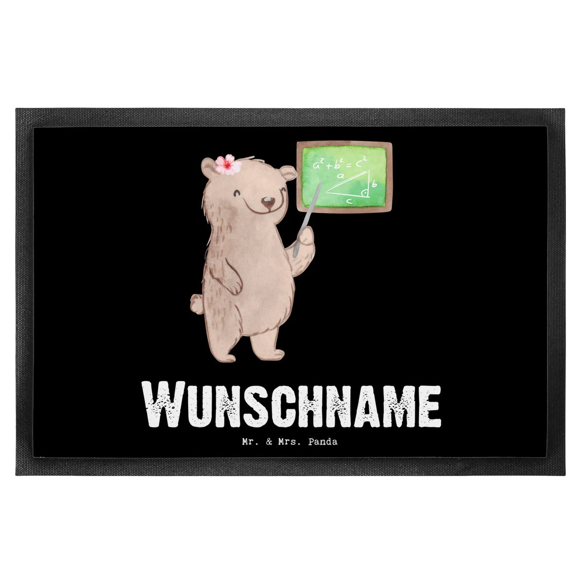 Personalized doormat Math tutor heart gift, gift idea, best, farewell gift, passing exam, anniversary, retirement, promotion, job start, sayings, funny, profession