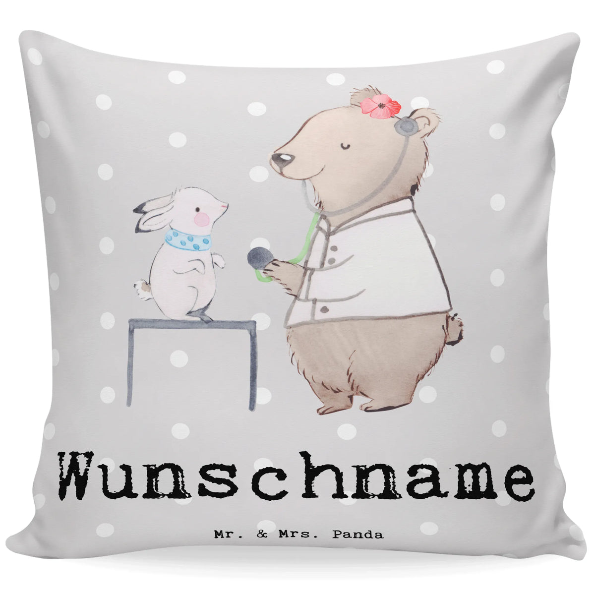 Personalised cushion Animal Naturopath Heart gift, gift idea, best, farewell gift, passing exam, anniversary, retirement, promotion, job start, sayings, funny, profession