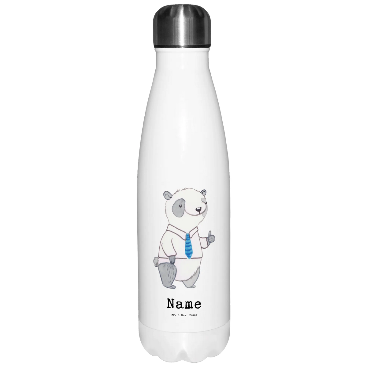 Personalised insulated bottle Communications Manager heart gift, gift idea, best, farewell gift, passing exam, anniversary, retirement, promotion, job start, sayings, funny, profession