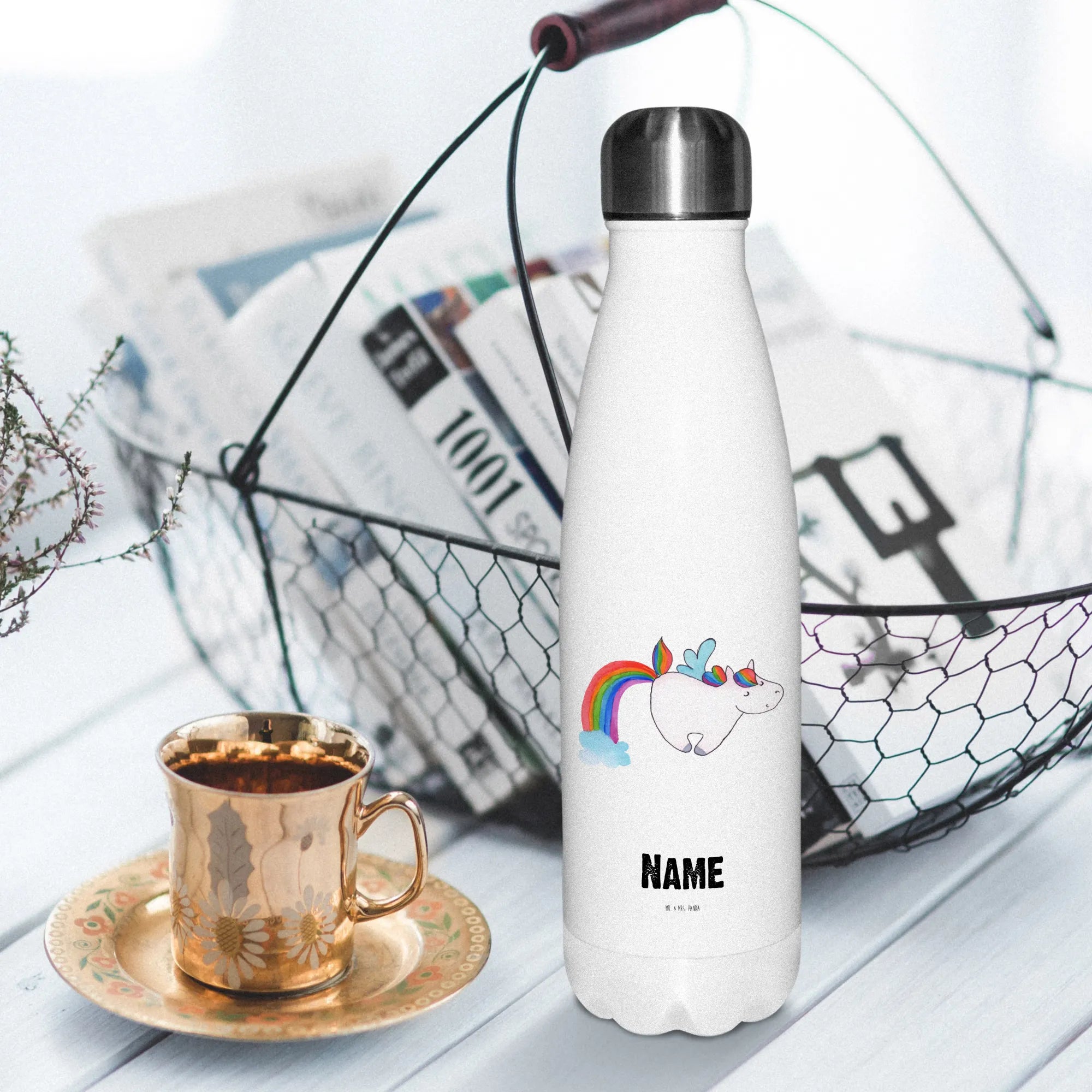 Personalised insulated bottle unicorn Pegasus unicorn, unicorns, rainbow, growing up, Unicorn, reality, glitter, saying fun, pegasus, playing, unicorn love
