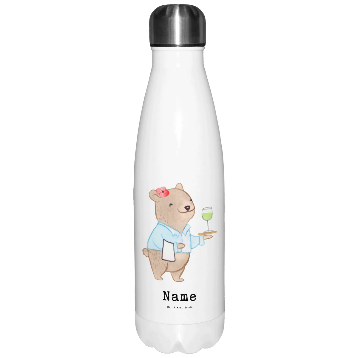 Personalisierte Thermosflasche Restaurantfachfrau Herz