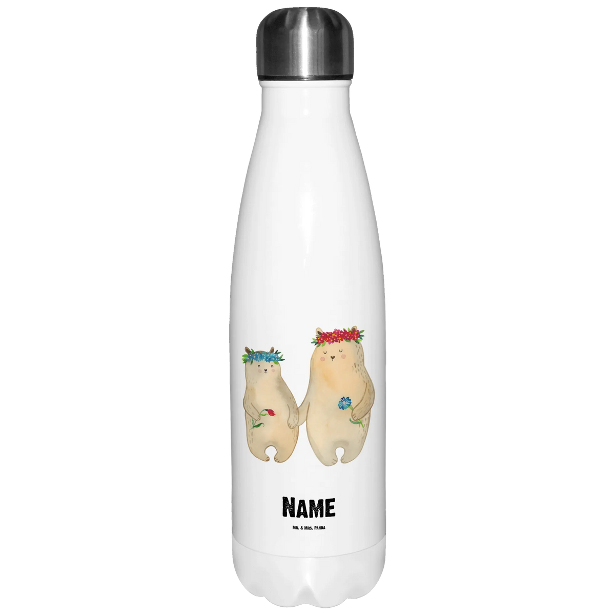 Personalisierte Thermosflasche Bären mit Blumenkranz Personalisierte Trinkflasche Edelstahl, Thermosflasche personalisiert, Sportflasche personalisiert, Personalisierte Trinkflasche, Trinkflasche personalisiert Edelstahl, Personalisierte Sportflasche, Trinkflasche personalisiert, Personalisierte Thermoskanne, Personalisierte Wasserflasche, Wasserflasche personalisiert, Thermoflasche Personalisiert, Personalisierte Thermosflasche, Isolierflasche personalisiert, Personalisierte Edelstahlflasche, Getränkeflasche Personalisiert, Muttertag, Vatertag, Mama, Papa, Oma, Opa, Familie, Schwester, Bruder, Lieblingsmensch, Bären, Kind, Mami, Geschenk Mama. Muttertag, Kinder, Family, Lieblingsmama, Bär, Vorbild, Mutter, Töchter, Weltbeste Mama, Tochter, Mutti, Beste Mutter