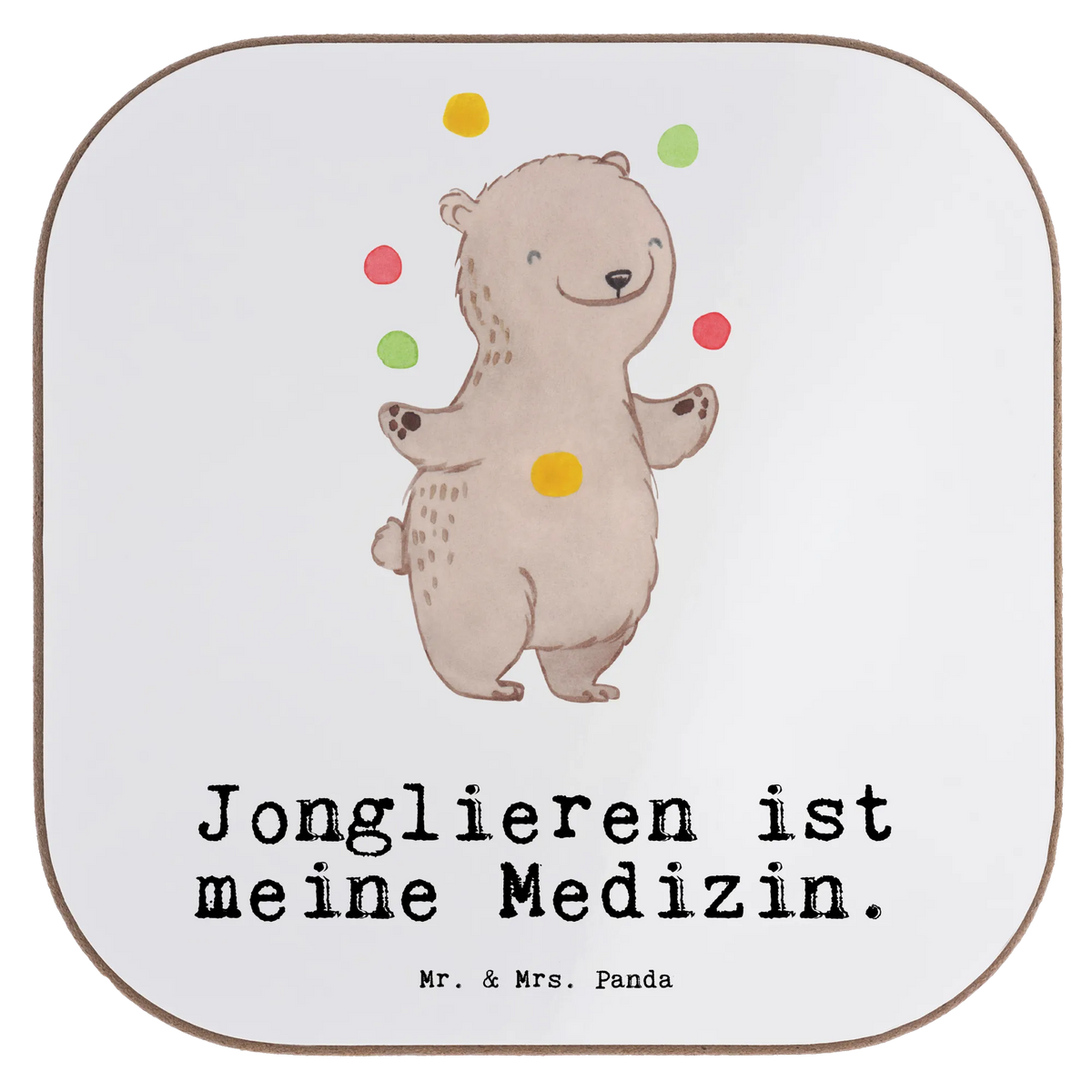 Untersetzer Bär Jonglieren
