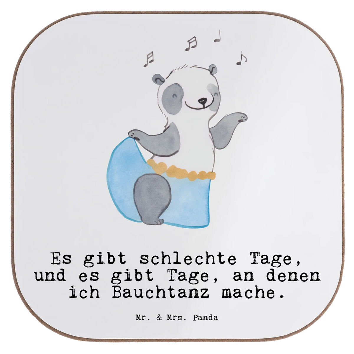 Untersetzer Panda Bauchtanz