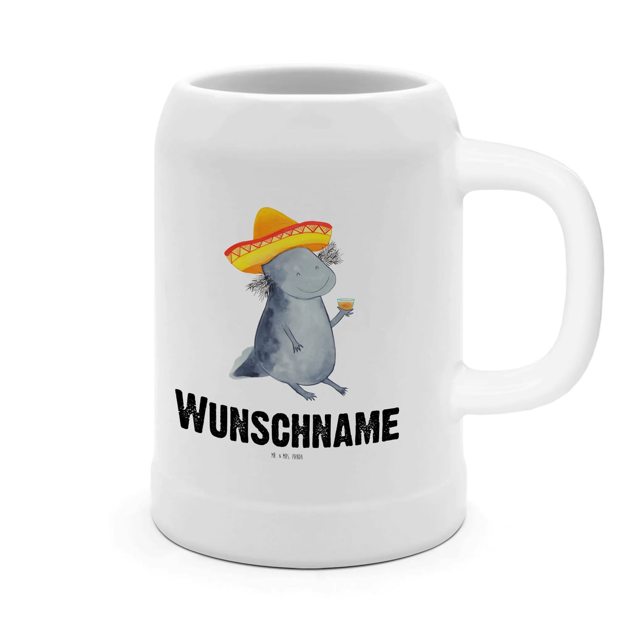 Personalised beer mug axolotl tequila Axolotl, Axelotl, marine animals, Mexican walking fish, salamander, Amphibian, Sombrero, Tequila, Mexico, Saying, Tail Lurch, Lemon, Fire Salamander, Axolot, Fire Dragon, Motivation