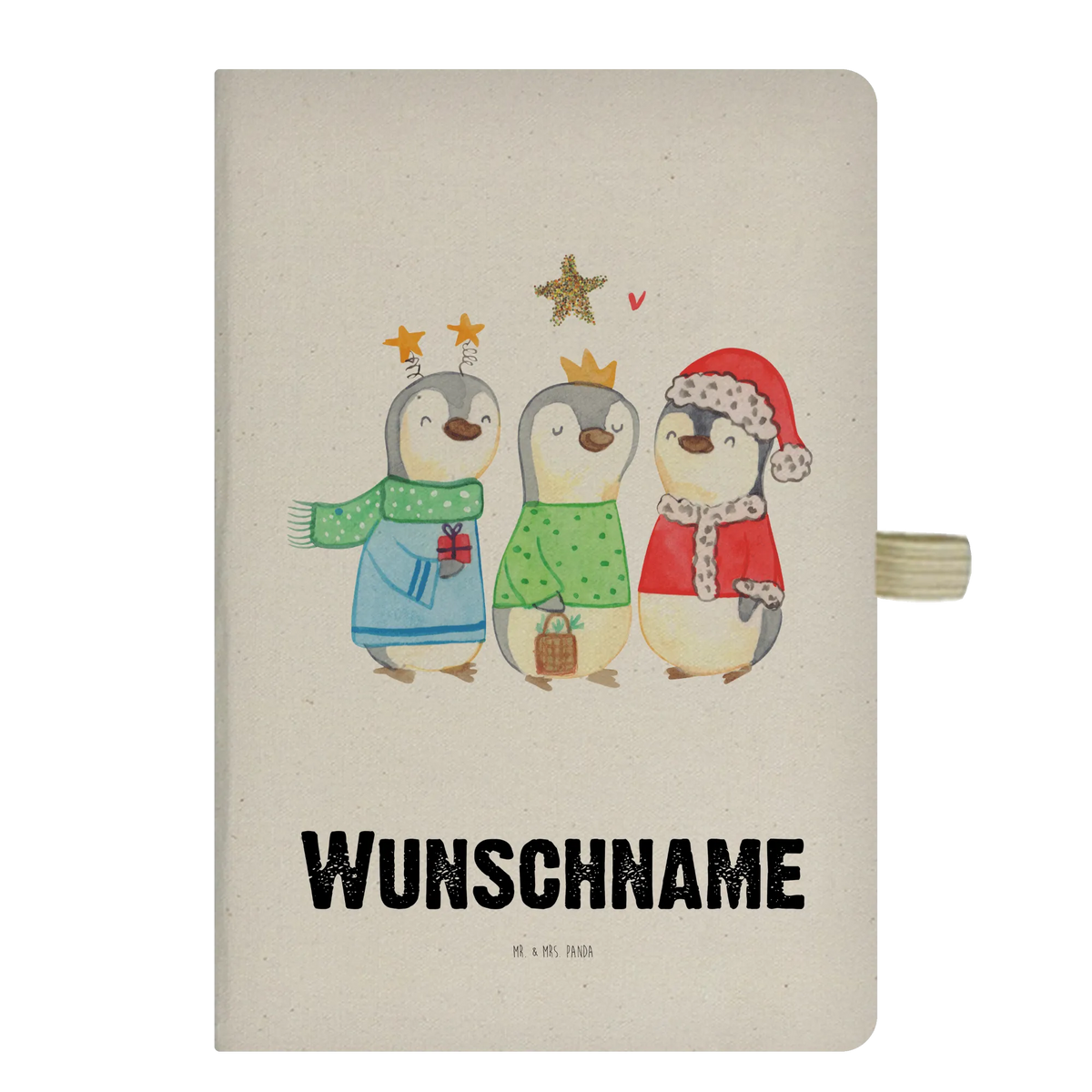 Personalised notebook wintertime Holy Three Kings Winter, Christmas, Christmas time, snow, Christmas present, Santa Claus, Epiphany, Christmas Eve, Christmas days