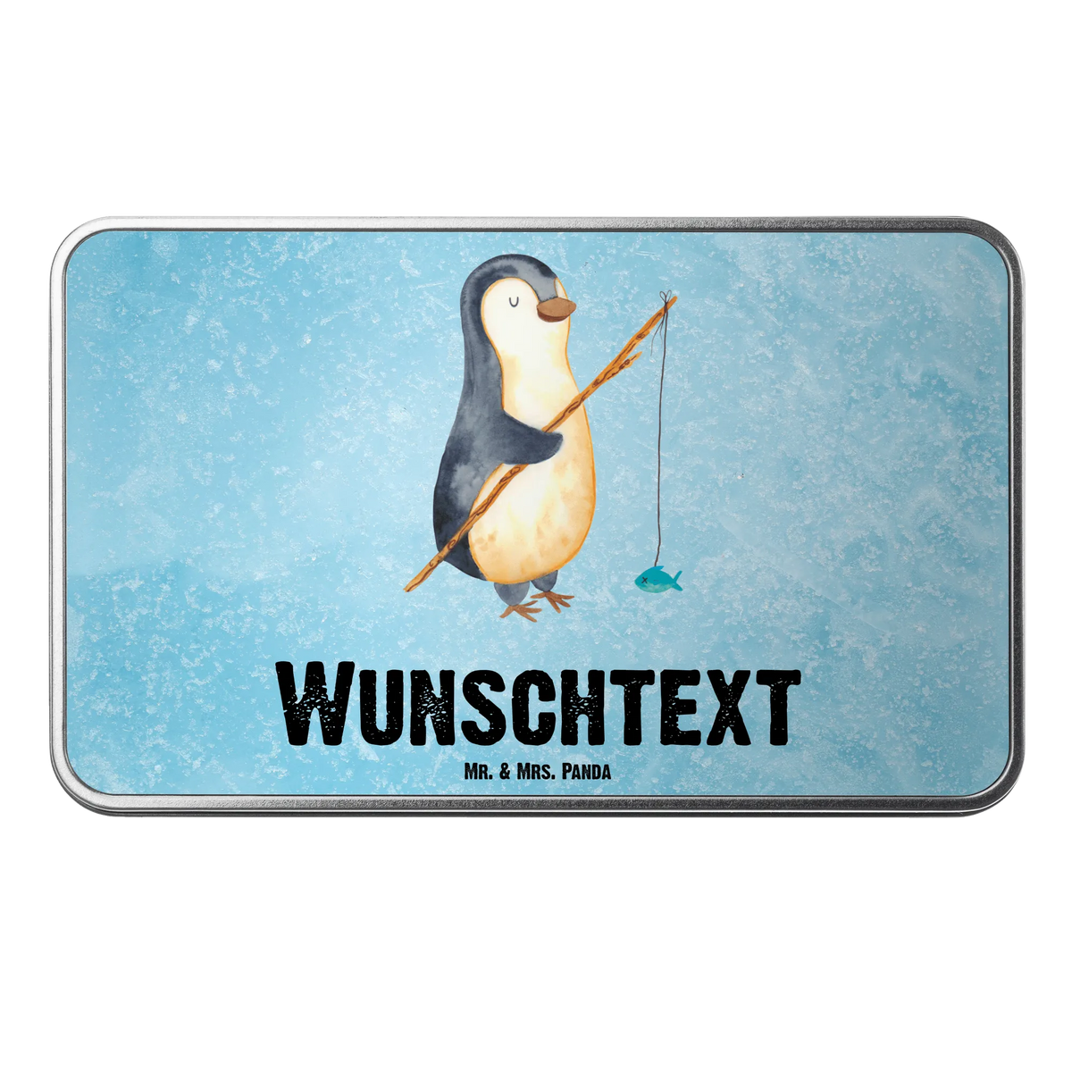 Personalised metal tin Penguin angler Penguin, North Pole, Winter, Penguins, hobby, penguins, planner, daily schedule, fishing, friends, angler, penguin, plan, gift idea, gift, weekend, daydreams, vacation, motivation, new start