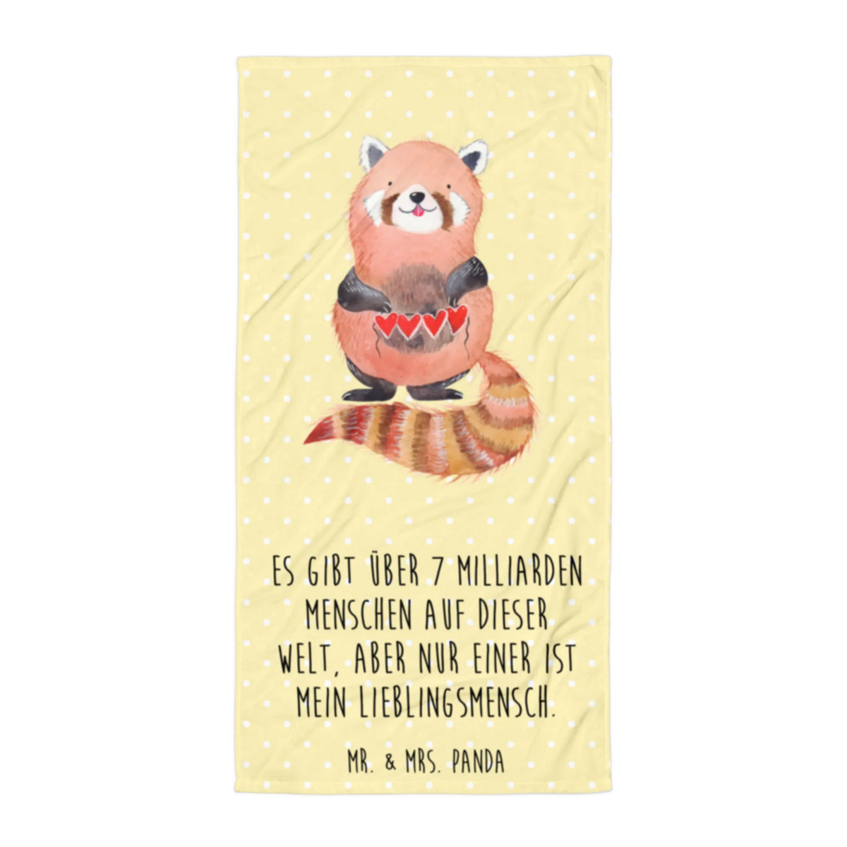 XL Badehandtuch Roter Panda
