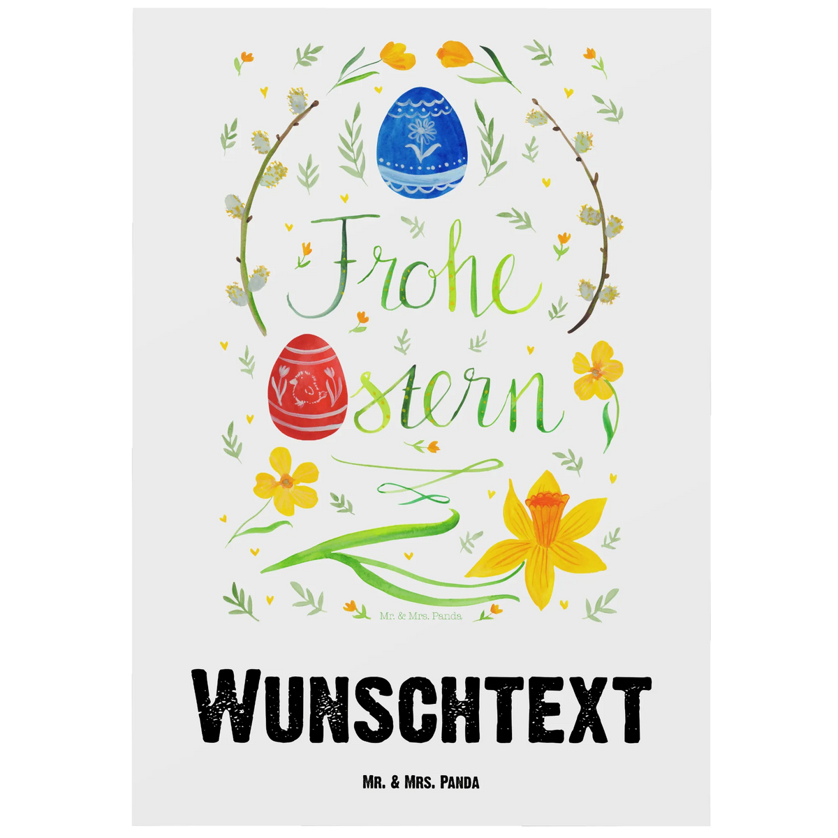 Personalisierte Postkarte Ostern Frohe Ostern grußkarte personalisiert, Postkarten mit Namen, Personalisierte Postkarte mit Namen, Personalisierbare Grußkarte, Postkarte mit Wunschtext, Personalisierte Grußkarte, Postkarte Personalisierbar, Personalisierte Grußkarten, Personalisierte Karte, Personalisierte Postkarte, Ansichtskarte mit Wunschtext, Ansichtskarte mit Namen, Karte mit Wunschtext, personalisierte postkarten, Individualisierbare Postkarte, Postkarte mit Namen, Personalisierte Postkarte mit Wunschtext, individuelle postkarte, Postkarte personalisiert, Postkarte mit eigenem Text, Grußkarte mit Namen, Grußkarte mit eigenem Text, individuelle grußkarte, Personalisierte Mr. & Mrs. Panda Postkarte, Karte mit Namen, Grußkarte mit Wunschtext, personalisierbare postkarte, Ostern, Osterdeko, Osterhase, Osternest, Ostergeschenke, Geschenke zu Ostern, Ostern Geschenk, Ostergeschenke Kinder, Ostern Kinder, Weidenkätzchen. Lettering, Osterblume, Frohe Ostern, Ostergrüße, Osterei, Bemalte Ostereier