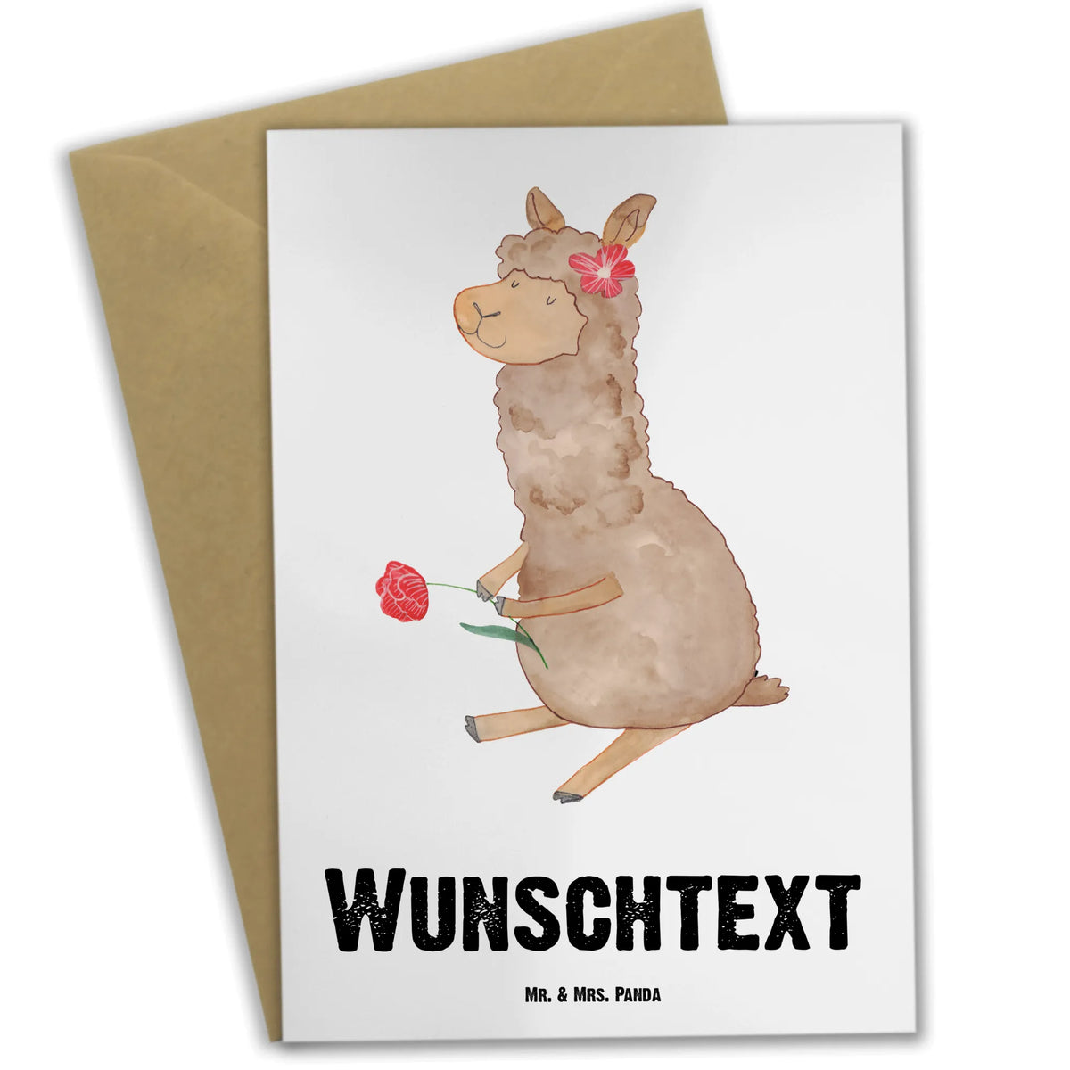 Personalisierte Grußkarte Alpaka Blume Personalisierte Grußkarte, Personalisierte Klappkarte, Grußkarten Personalisiert, Grußkarte personalisierbar, grußkarte personalisiert, Personalisierte Karte, individuelle grußkarte, Lama, Alpaka, Alpaka Witz, Lamas, Alpaka Zitat, Alpaka Geschenk, Motiv Alpaka, Blume, Alpaka Spruch, Alpaka Dekor, Alpaka Dekoration