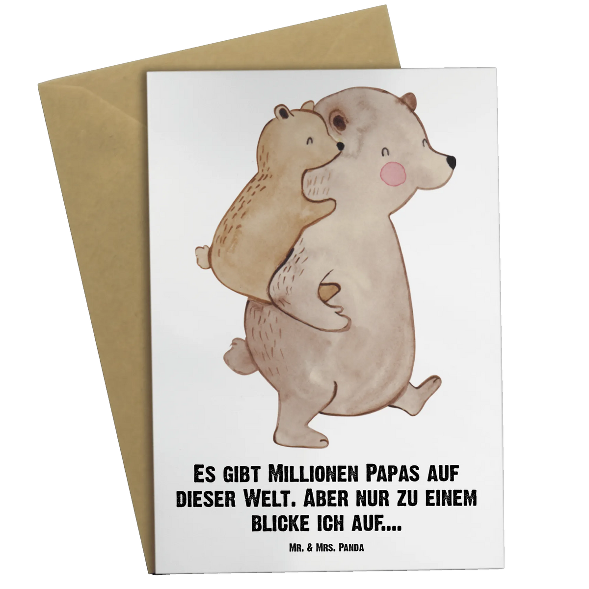 Personalised greetings card Papa Bear Family, Father's Day, Mother's Day, brother, sister, Mom, Dad, father's day, dad, birthday, present, daddy, uncle