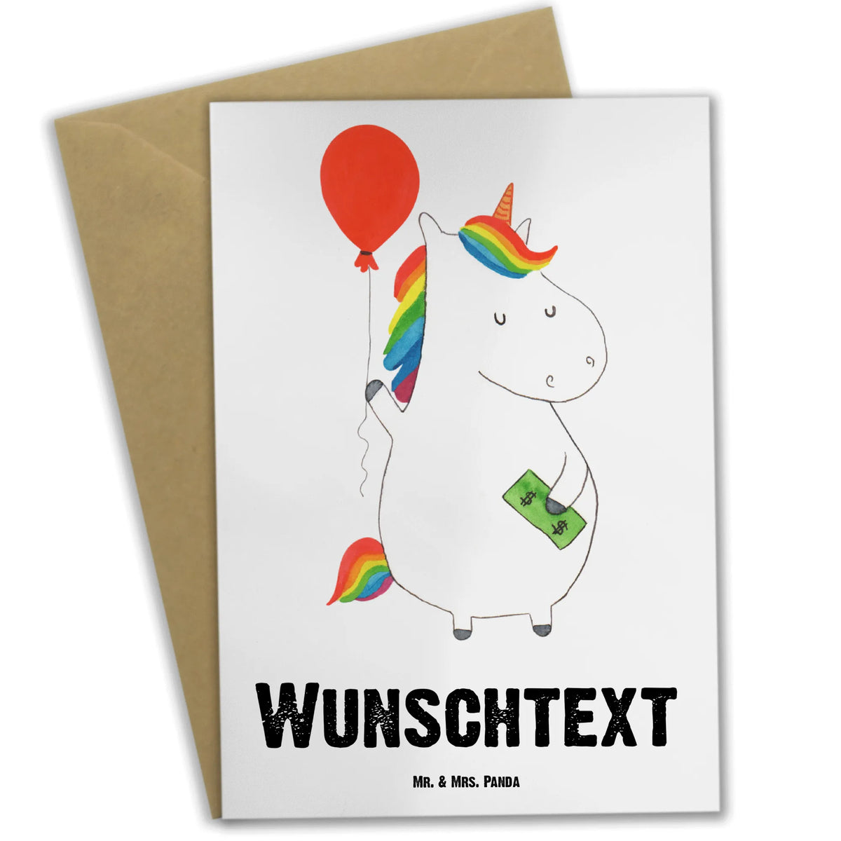 Personalisierte Grußkarte Einhorn Luftballon Personalisierte Klappkarte, individuelle grußkarte, Personalisierte Karte, Grußkarte personalisierbar, Personalisierte Grußkarte, grußkarte personalisiert, Grußkarten Personalisiert, Unicorn, Einhorn, Einhörner, Einhorn Deko, Freundin, Freude, Geld, Geschenk, Luftballon, Lebenslust