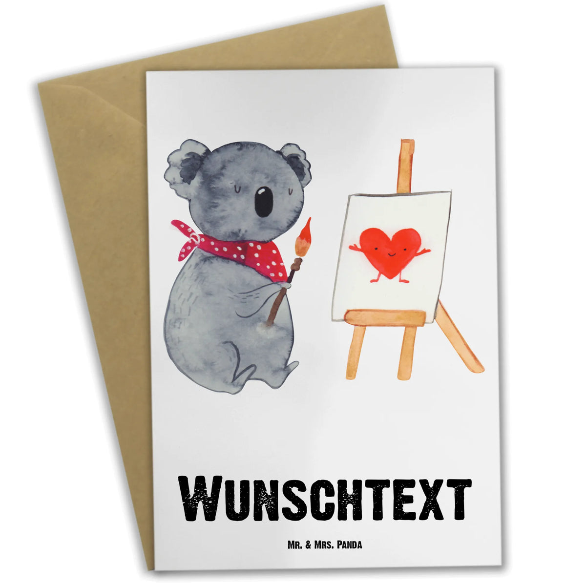 Personalisierte Grußkarte Koala Künstler grußkarte personalisiert, Grußkarten Personalisiert, Personalisierte Grußkarte, Personalisierte Karte, individuelle grußkarte, Personalisierte Klappkarte, Grußkarte personalisierbar, Koala, Koalabär, Liebesgeschenk, Künstler, Zeichnen, Gefühle, Liebensbeweis, Liebe
