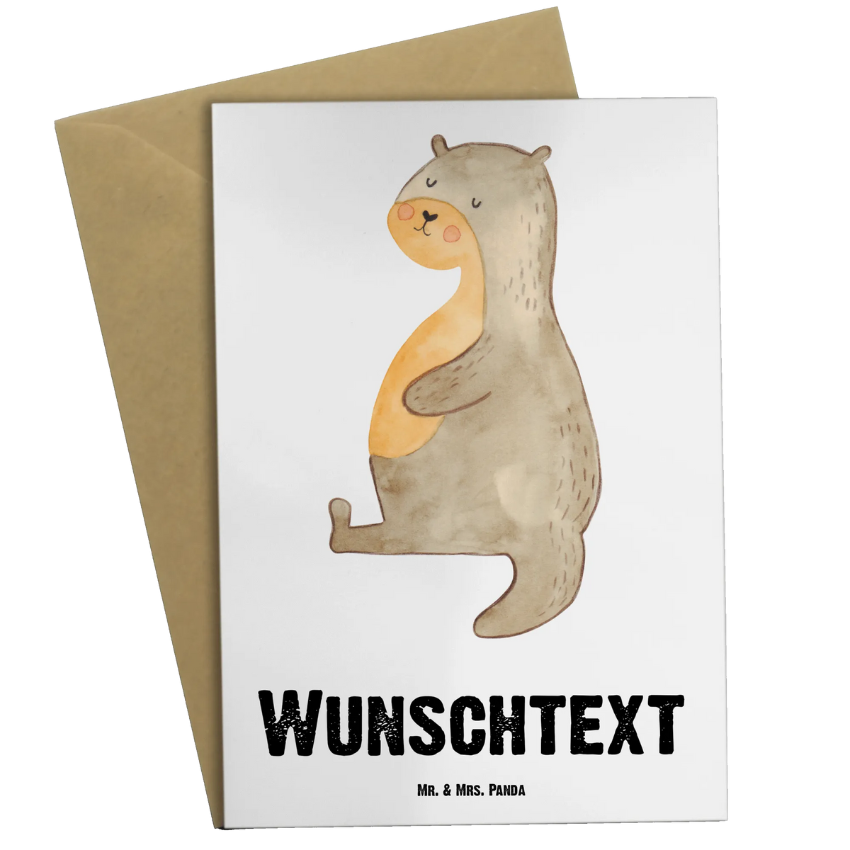 Personalisierte Grußkarte Otter Bauch grußkarte personalisiert, Personalisierte Karte, Personalisierte Klappkarte, individuelle grußkarte, Personalisierte Grußkarte, Grußkarten Personalisiert, Grußkarte personalisierbar, Otter, Fischotter, Seeotter, Otter Seeotter See Otter