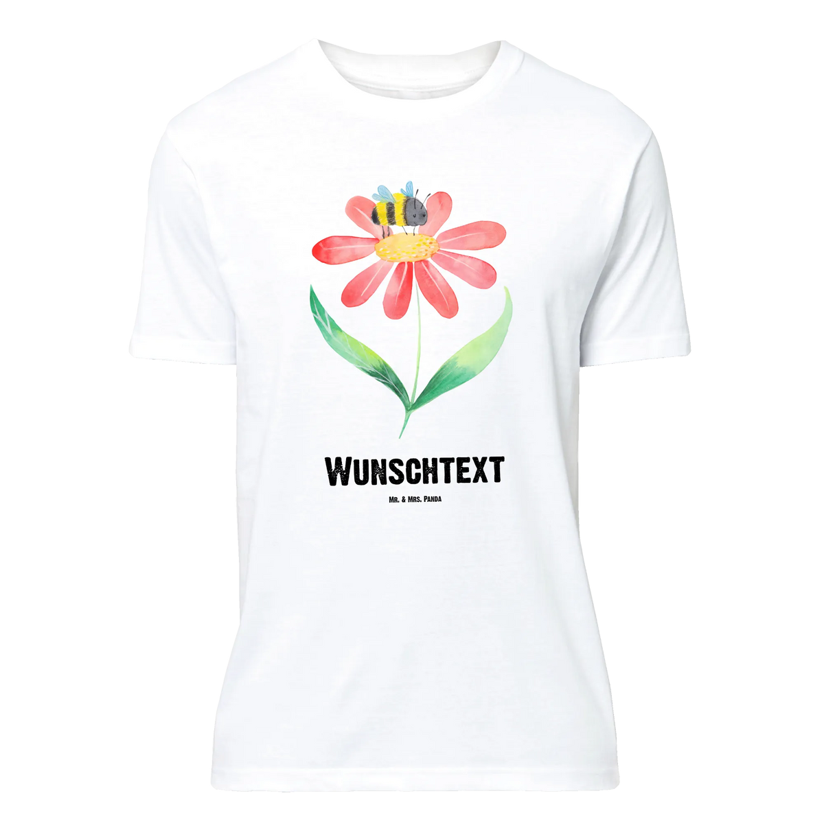 Personalisiertes T-Shirt Hummel Blume T-Shirt mit Namen, T-Shirt Personalisiert, T-Shirt mit Aufruck, Tiermotive, Lustige Sprüche, Tiere, Gute Laune, Hummel, Feld, Natur, Wespe, Biene, Hummeln, Flauschig, Blume