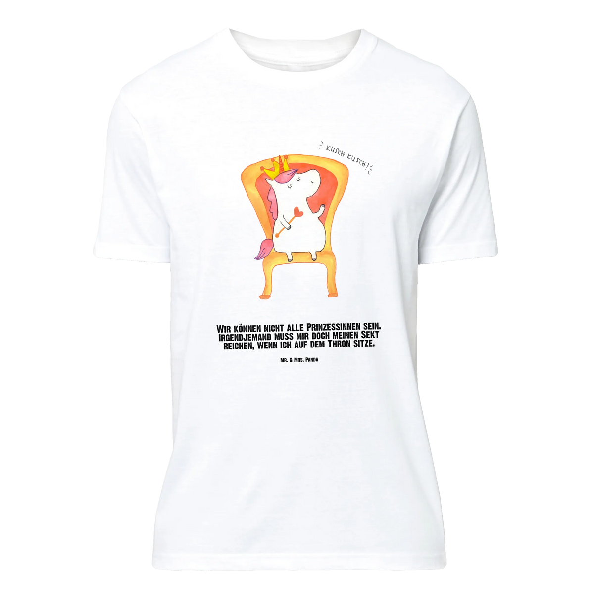 Personalised T-Shirt unicorn king Prosecco, Chancellor, Crown, friend gift, President, Emperor, Ruler, Present friend, King, Princess