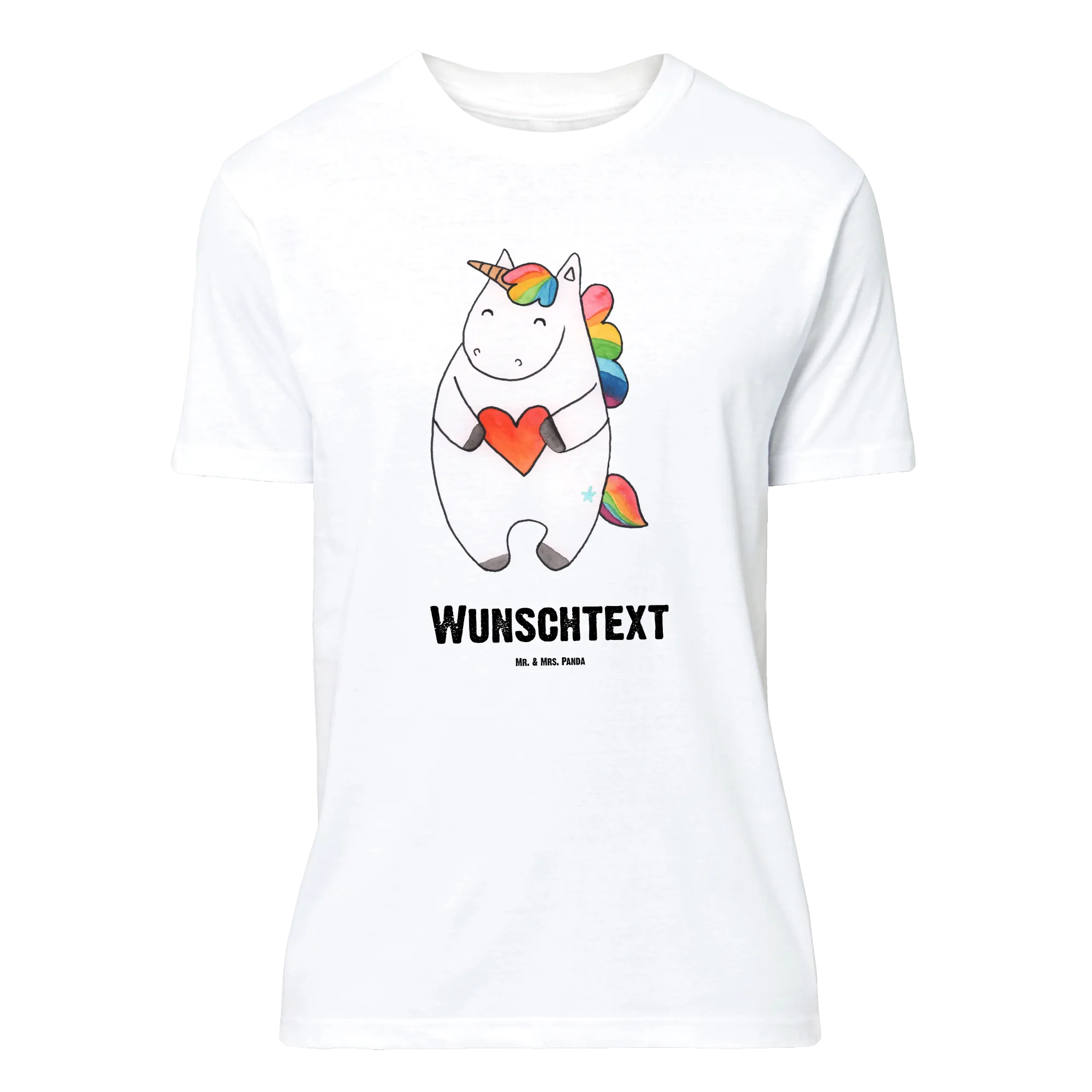 Personalised T-Shirt unicorn Heart different, girlfriend gift, girlfriend present, heart, bad girl, evil